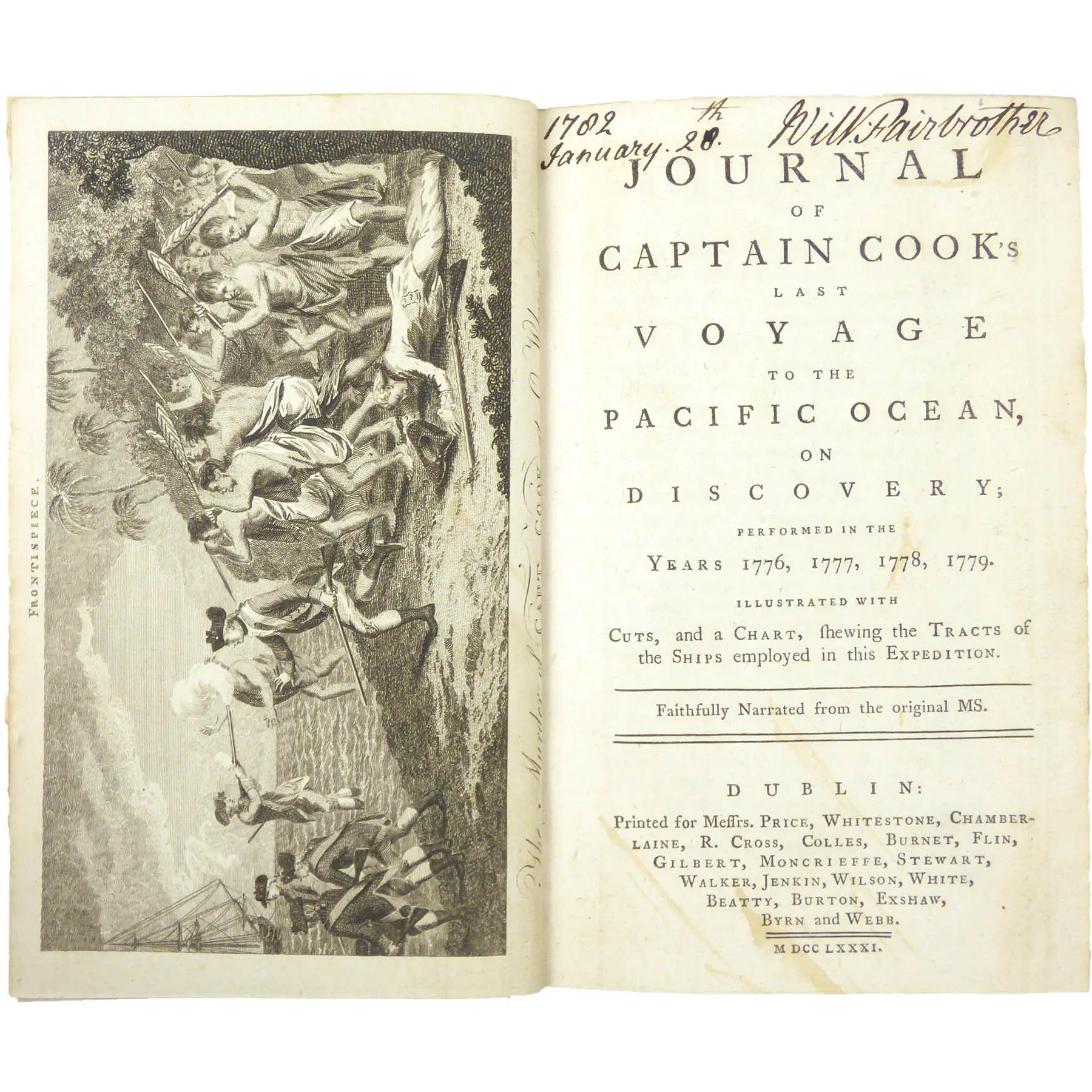 A Journal of Captain Cook's Last Voyage to the Pacific Ocean, on Discovery: Performed in the Years 1776, 1777, 1778, 1779, and 1780