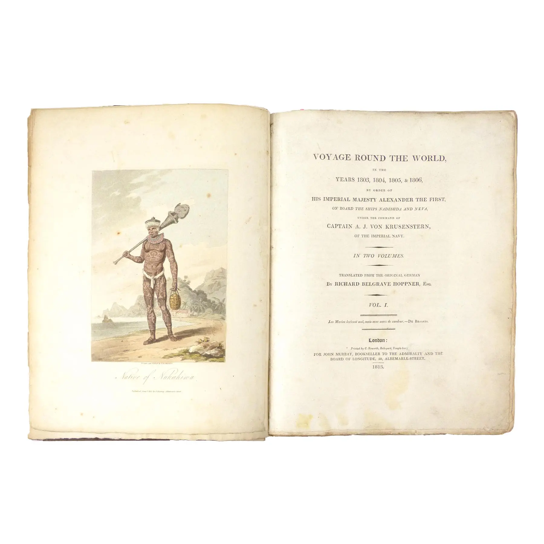 A Voyage Round the World, in the Years 1803,  1804, 1805 and 1806,