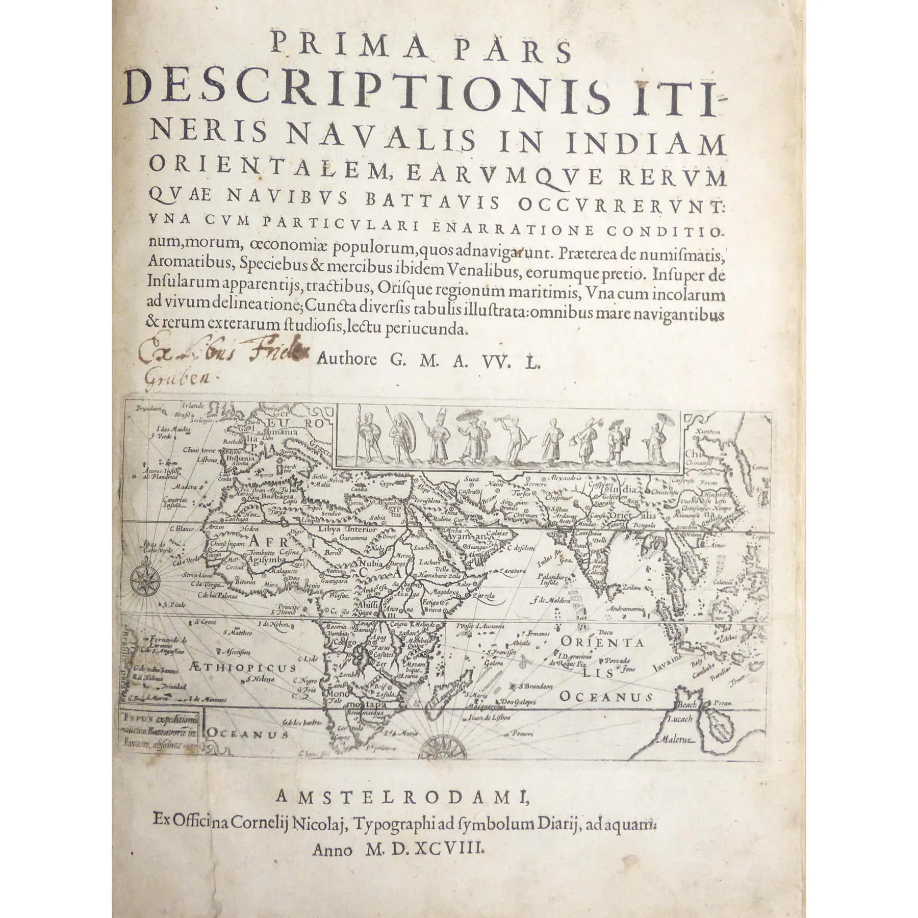 Prima pars descriptionis itineris navalis in Indiam Orientalem 