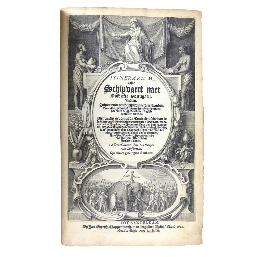 Itinerarium, Ofte Schipvaert naer Oost ofte Portugaels Indien. Inhoudende een beschrijvinghe dier Landen, Zee-custen, havens, Rivieren, Hoecken ende plaetsen