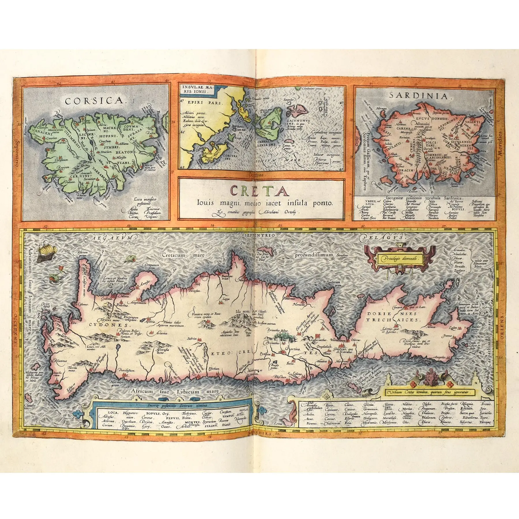 Theatrum orbis terrarum. – Parergon. – Nomenclator Ptolemaicus (9)