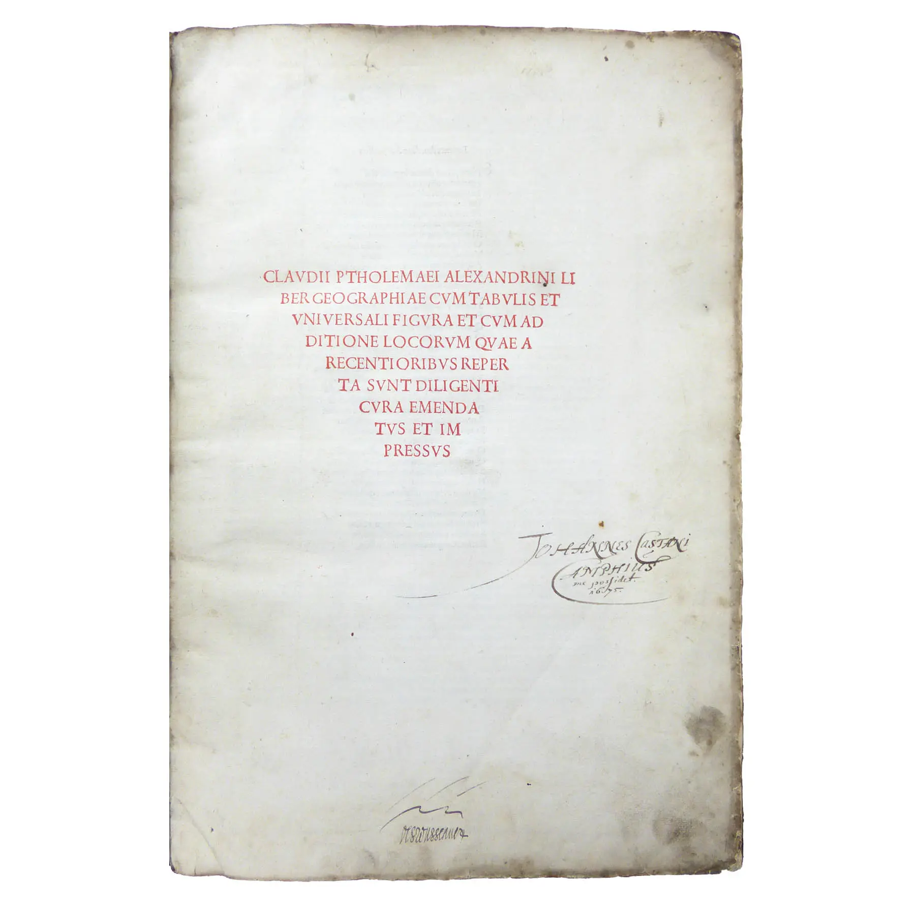 Liber geographiae cum tabulis et universali figura et cum additione locorum quae a recentiorbus reperta sunt (2)
