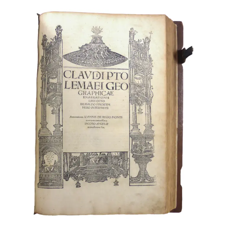 GEOGRAPHICAE ENARRATIONIS LIBRI OCTO BILIBALDO PIRCKEYMHERO INTERPRETE…