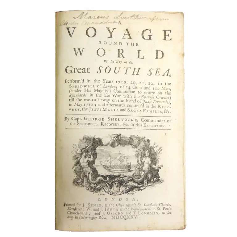 A Voyage round the World by Way of the Great South Sea