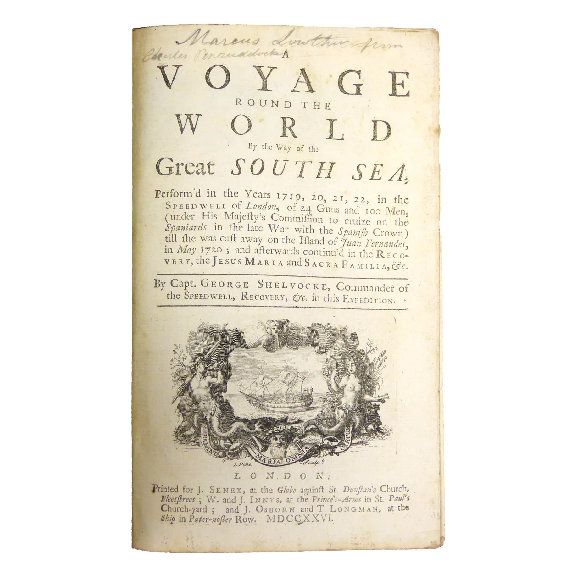 A Voyage round the World by Way of the Great South Sea