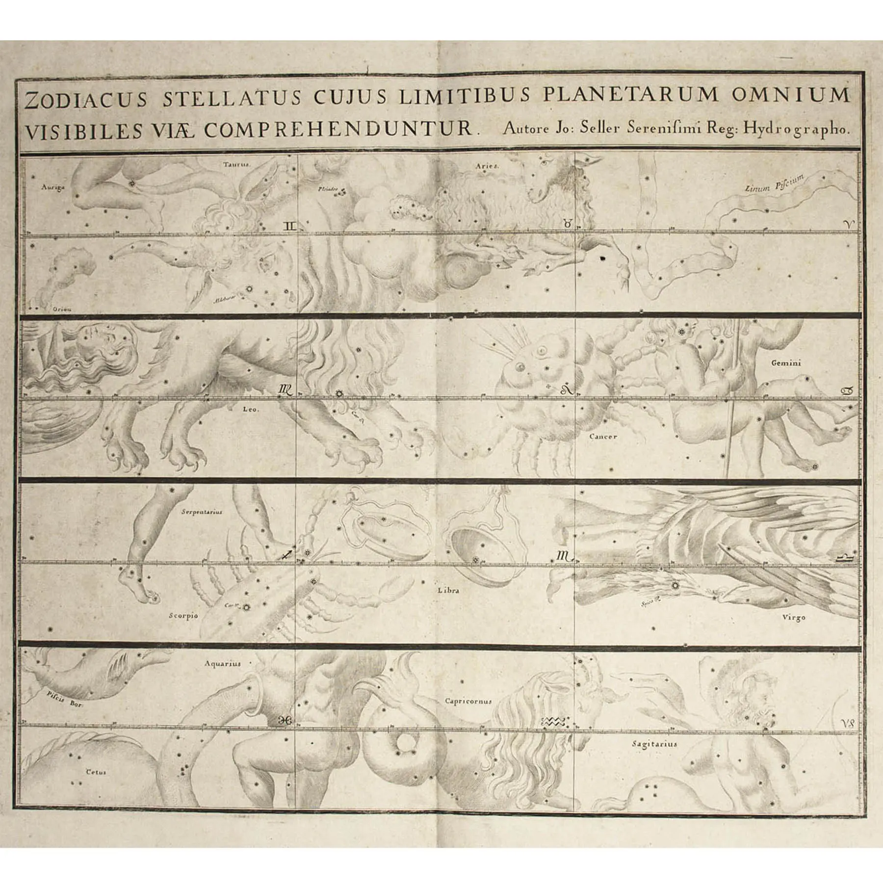 Stelleri Zodiacus Stellatus [manuscript title on spine] (4)