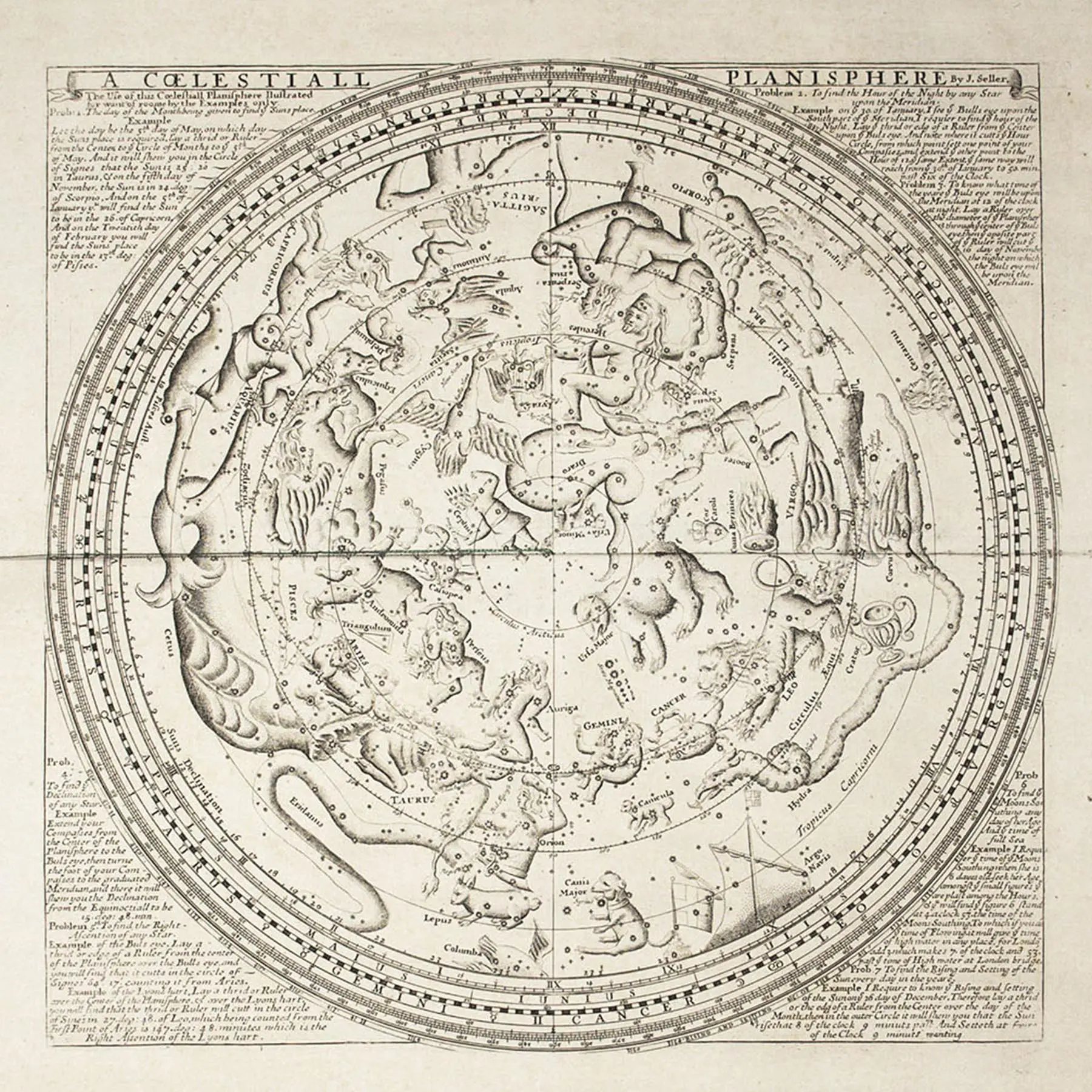 Stelleri Zodiacus Stellatus [manuscript title on spine].