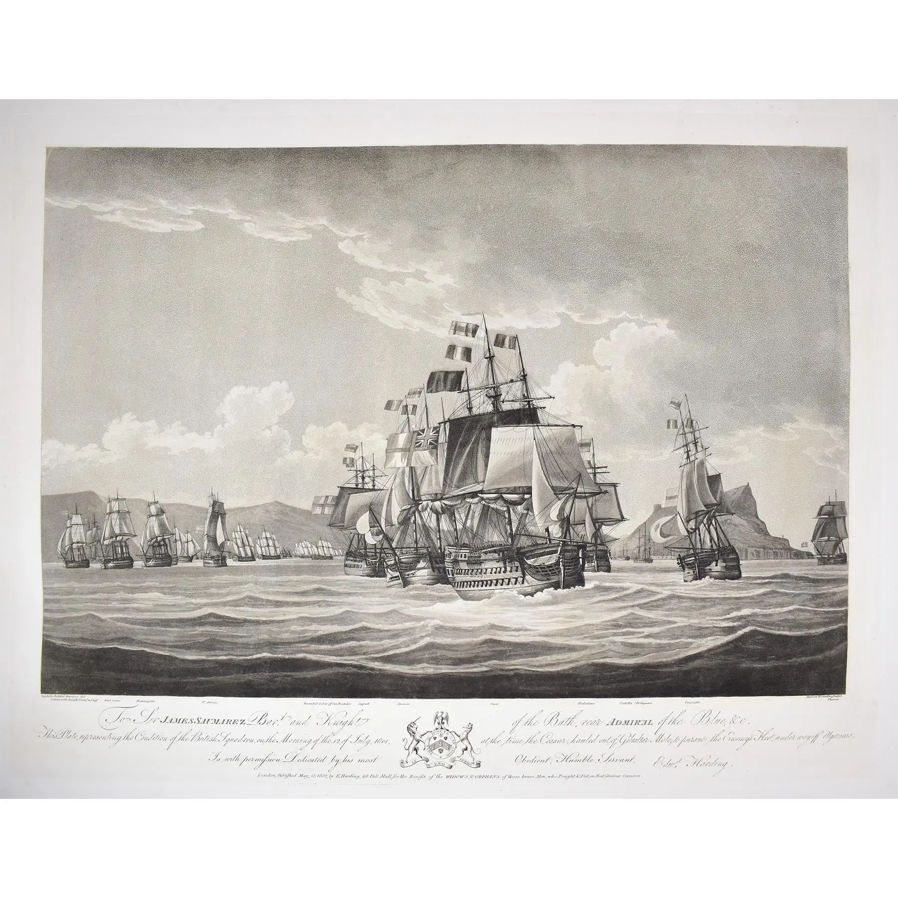 JAHLEEL SAUMAREZ`S ACTIONS OFF ALGECIRAS AND GIBRALTAR July 6 th and 12 th 1801 (3)