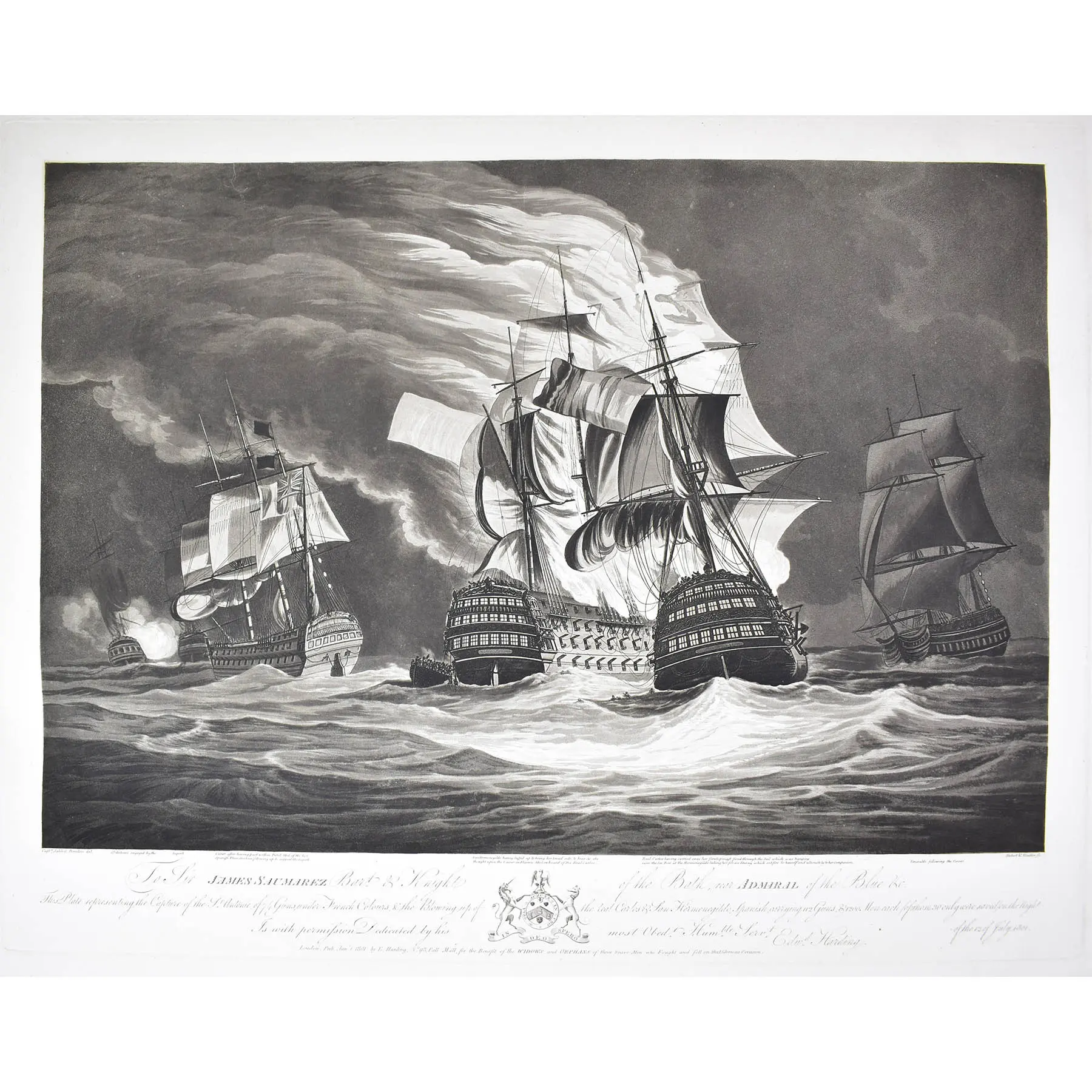 JAHLEEL SAUMAREZ`S ACTIONS OFF ALGECIRAS AND GIBRALTAR July 6 th and 12 th 1801 (4)