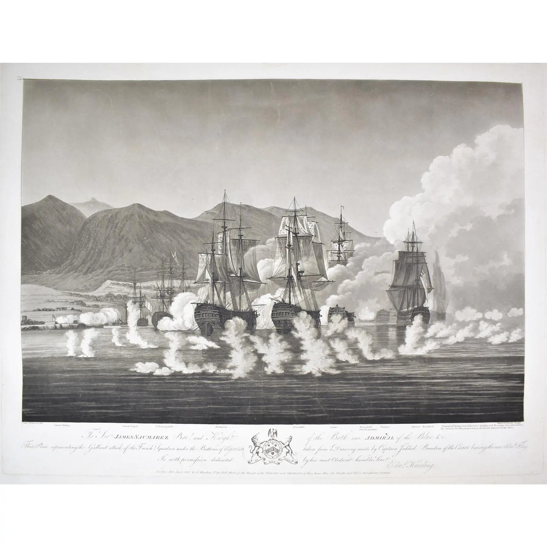JAHLEEL SAUMAREZ`S ACTIONS OFF ALGECIRAS AND GIBRALTAR July 6 th and 12 th 1801 (5)