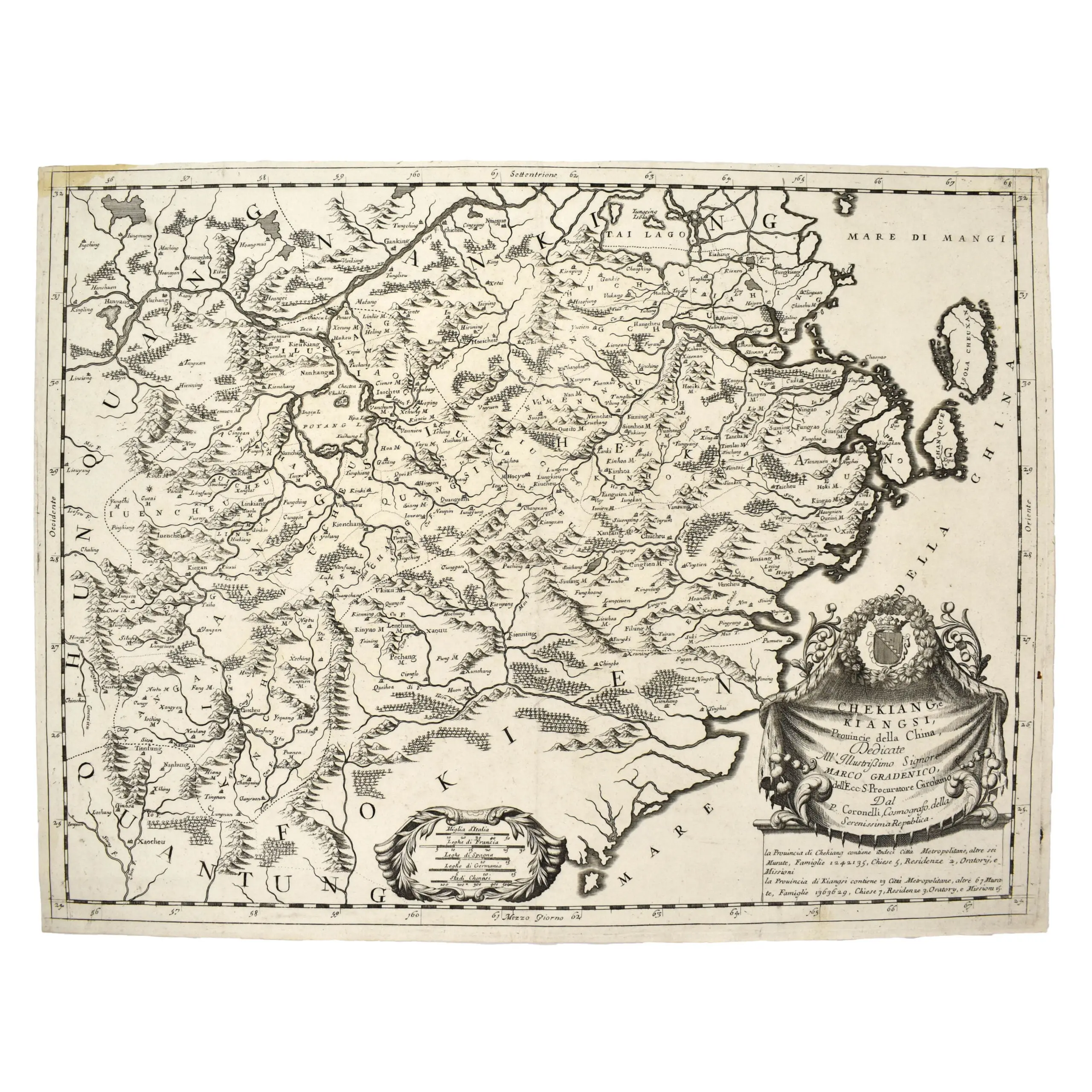 Two Fine Maps of China: Chekiang e Kiangsi Provincie dell China & Iunan Queicheu e Quangs Provincie della China.