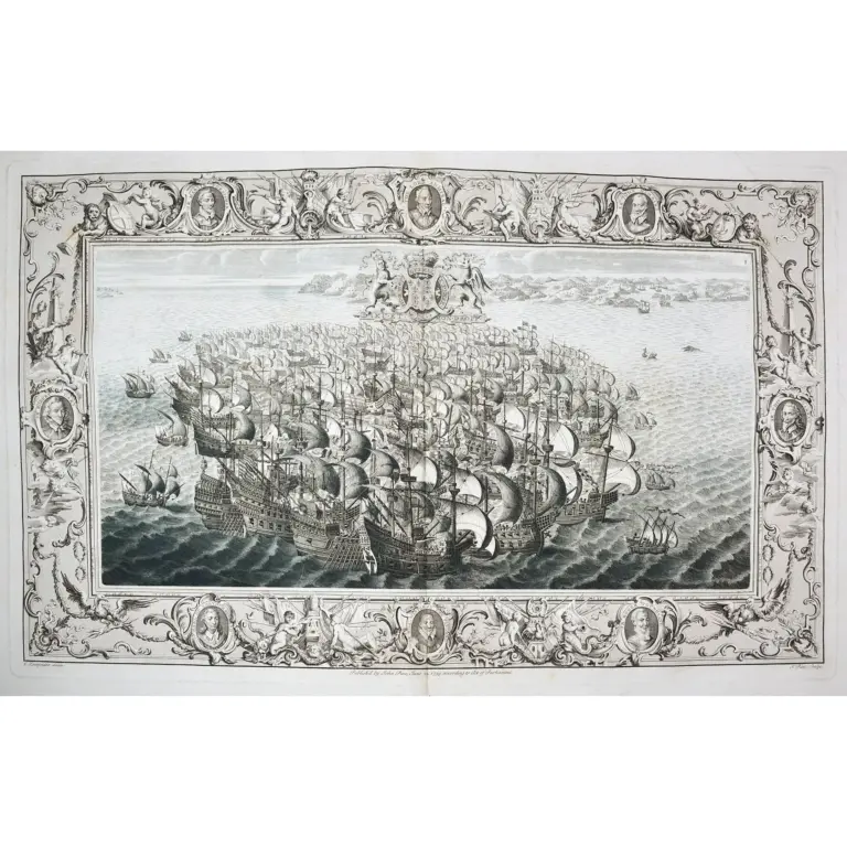 The Tapestry Hangings of the House of Lords :Representing the Several Engagements between the English and Spanish Fleets,in the ever memorable Year 1588,with the Portraits of the Lord