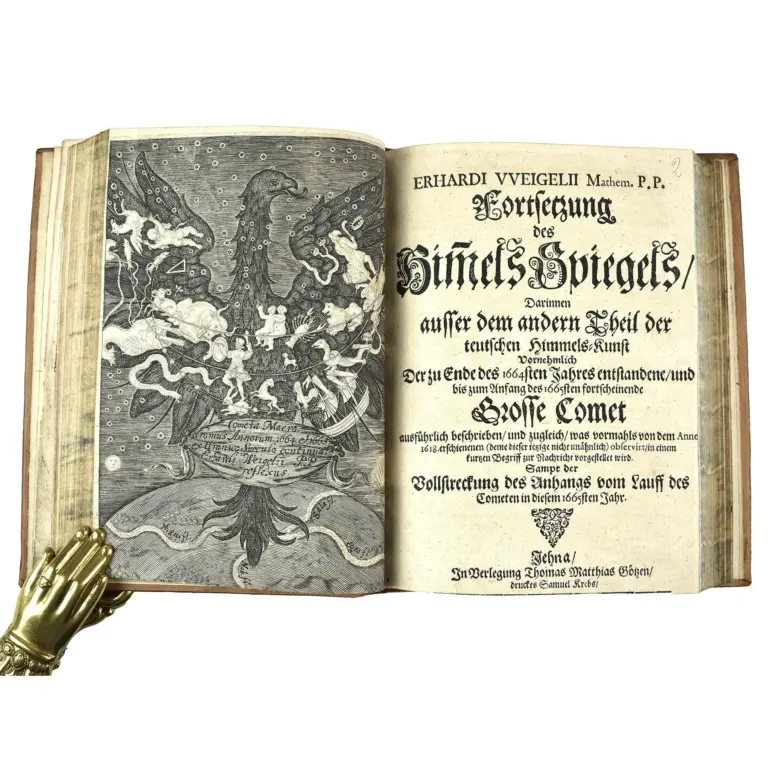 Speculum uranicum aquilae romanae sacrum das ist Him[m]els Spiegel darinnen ausser denen ordentlichen auch die ungewöhnlichen Erscheinungen des Himmels mit gebührenden Anfüuhrungen abgebildet.