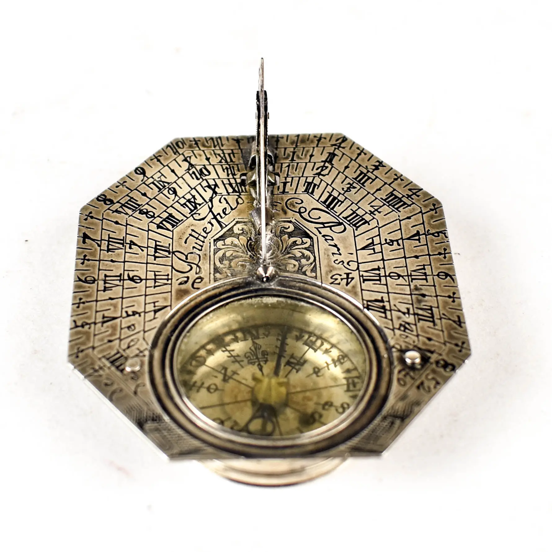 A FINE SILVER BUTTERFIELD DIAL (3)