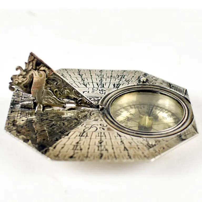 A FINE SILVER BUTTERFIELD DIAL