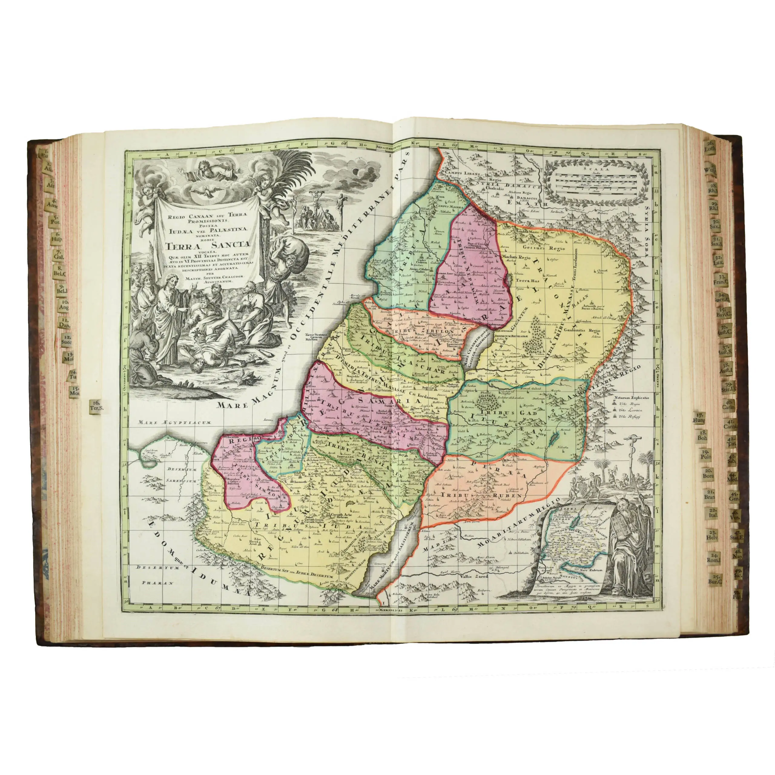 Atlas Novus Indicibus Instructus, oder Neuer mit Wort-Registern versehener Atlas… haupt-und Special-Tabellen (3)