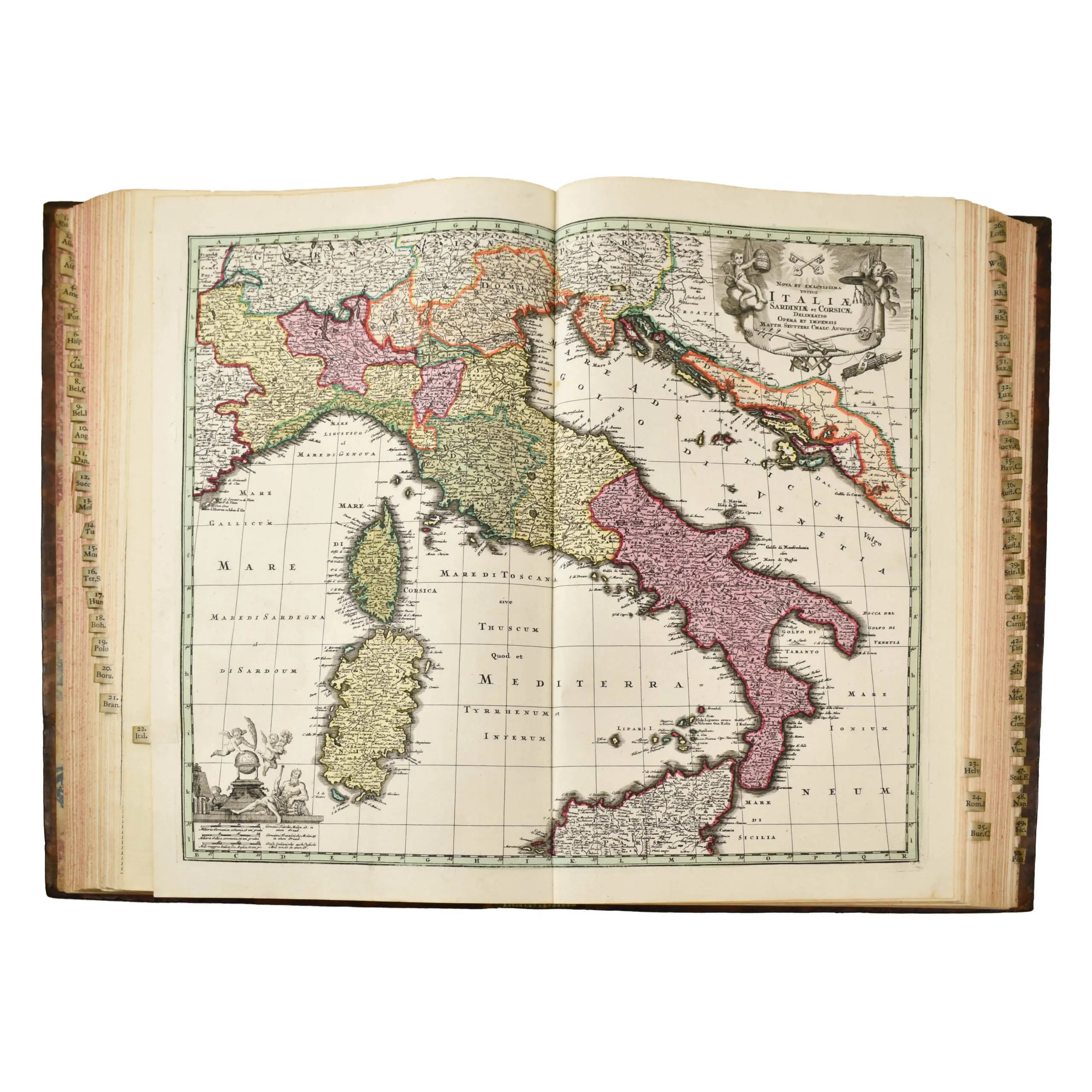 Atlas Novus Indicibus Instructus, oder Neuer mit Wort-Registern versehener Atlas… haupt-und Special-Tabellen (2)