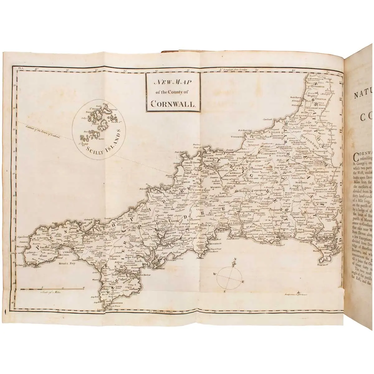 The Natural History of Cornwall: The Air, Climate, Waters, Rivers, Lakes,Sea and Tides; of the Stones, Semimetals, Metals, Tin, and the Manner ofMining; the Constitution of the Stannaries (3)