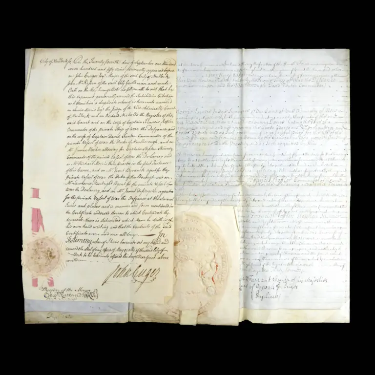 Siezure of a Dutch Ship by British Privateers