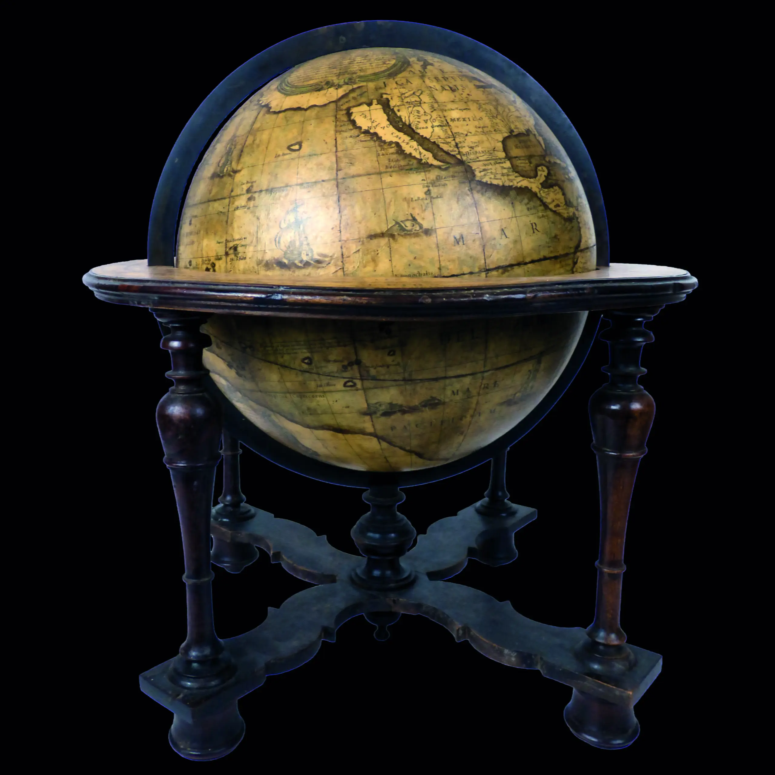 AN IMPORTANT PAIR OF EARLY GLOBES (2)