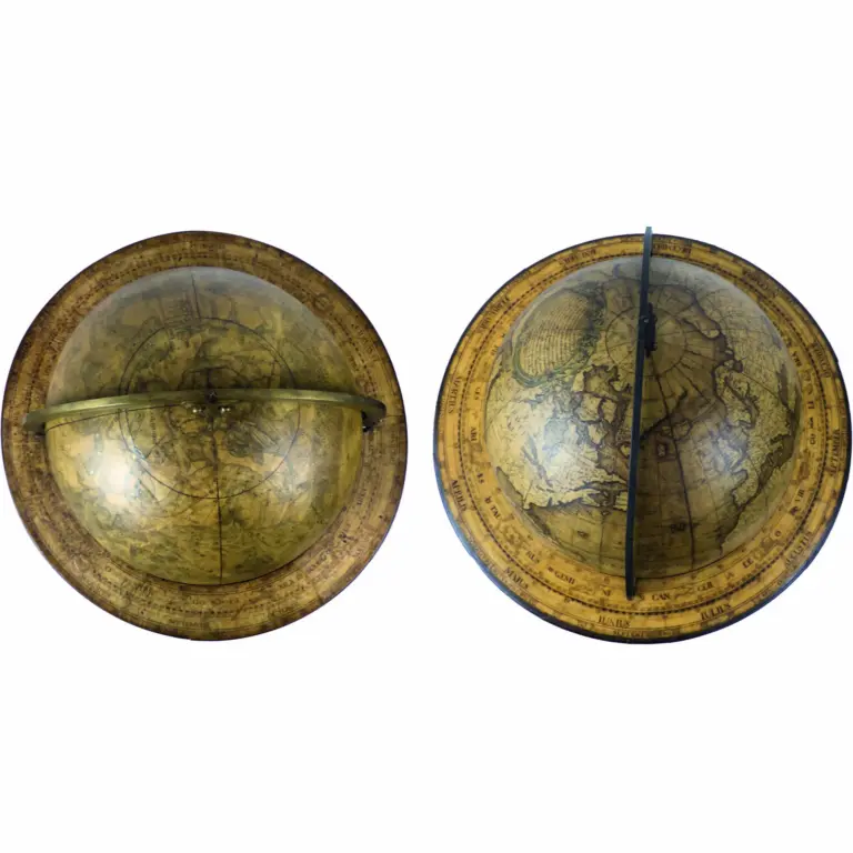 AN IMPORTANT PAIR OF EARLY GLOBES
