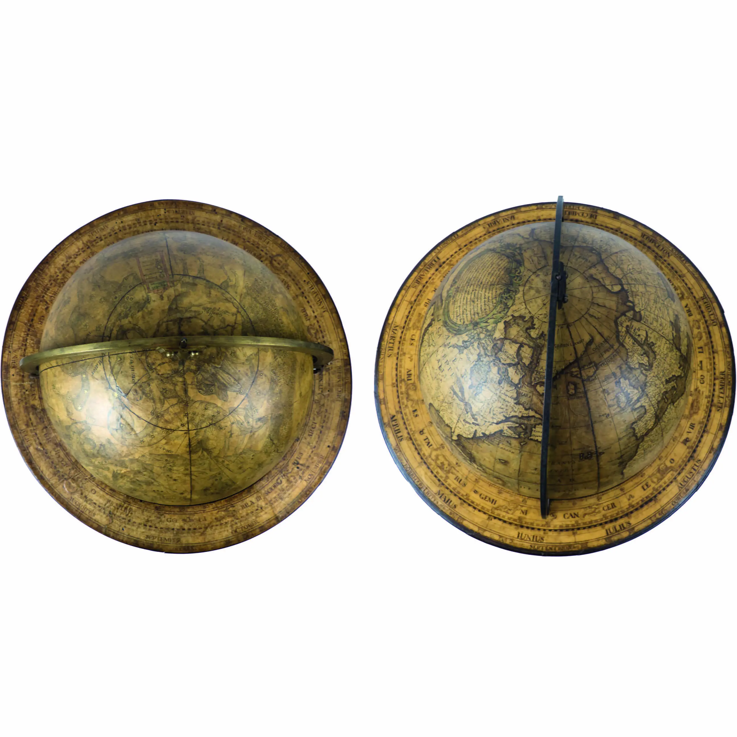 AN IMPORTANT PAIR OF EARLY GLOBES