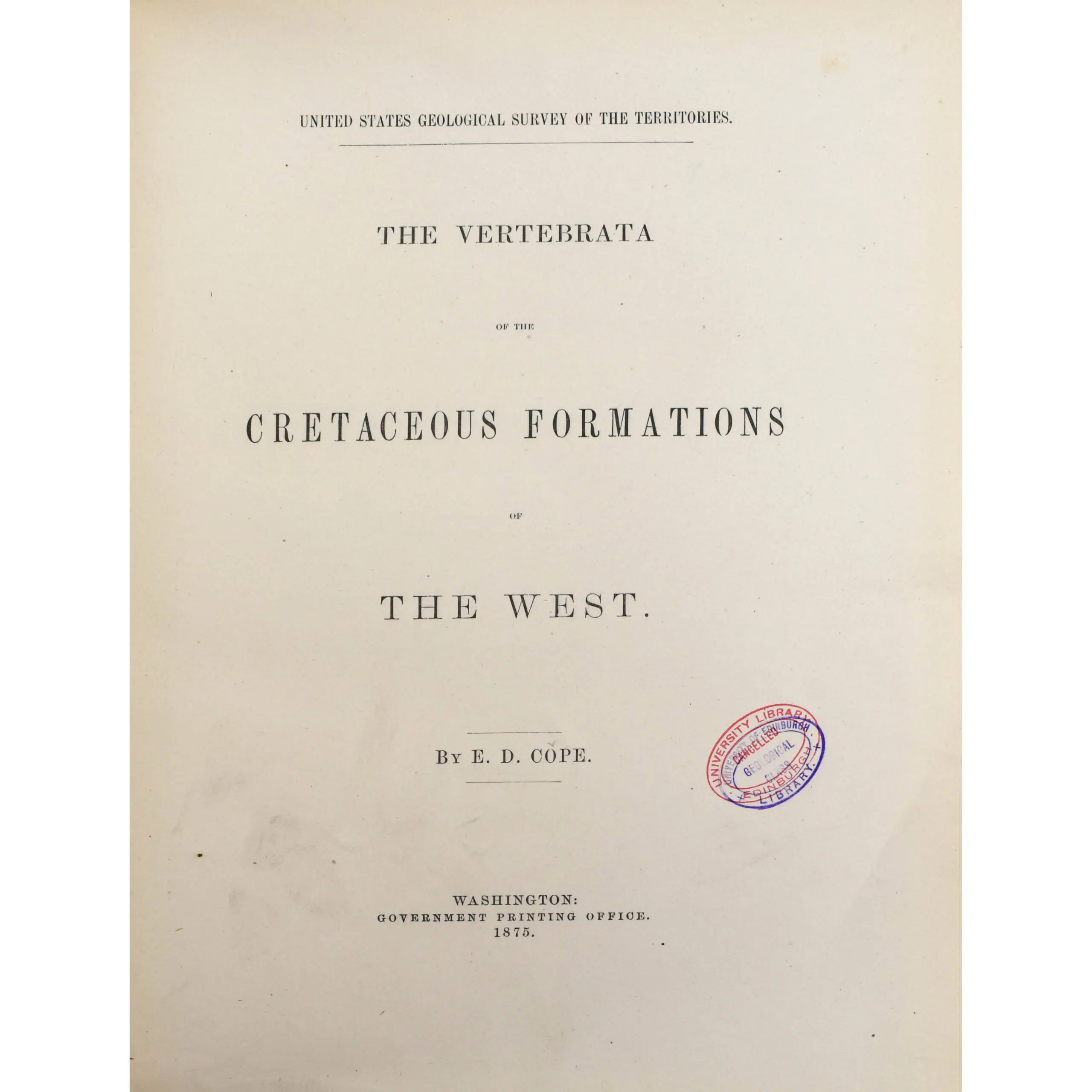 PALEONTOLOGY – BONE WARS (5)