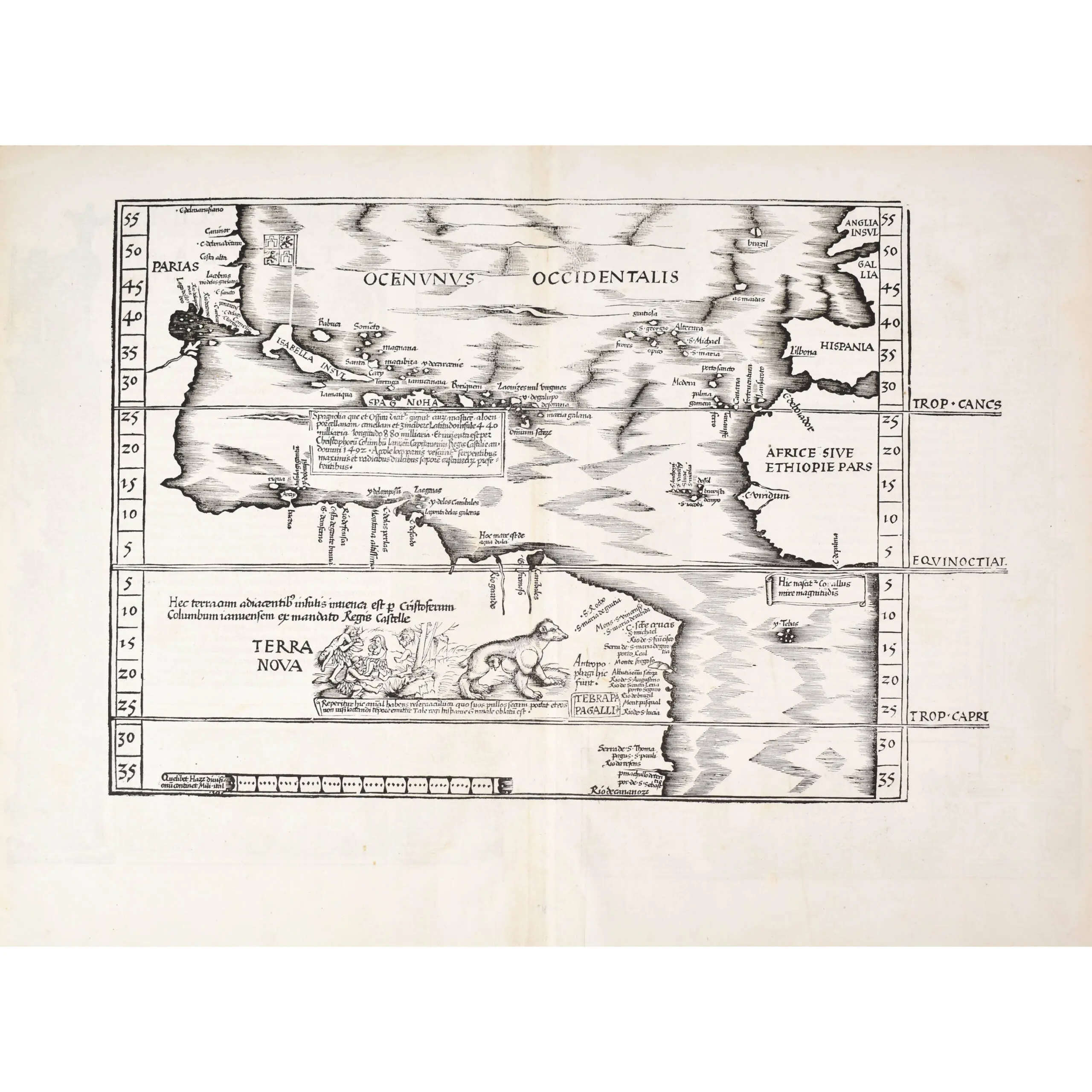Oceani Ocidentalis seu Terre Nove Tabula. [Terra Nova].