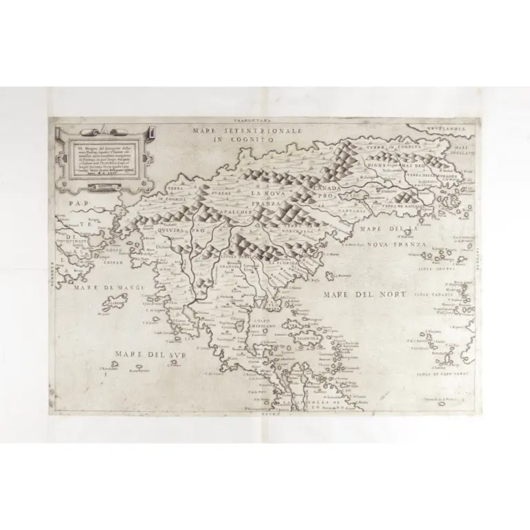 Il Disegno del Discoperto della Noua Franza.