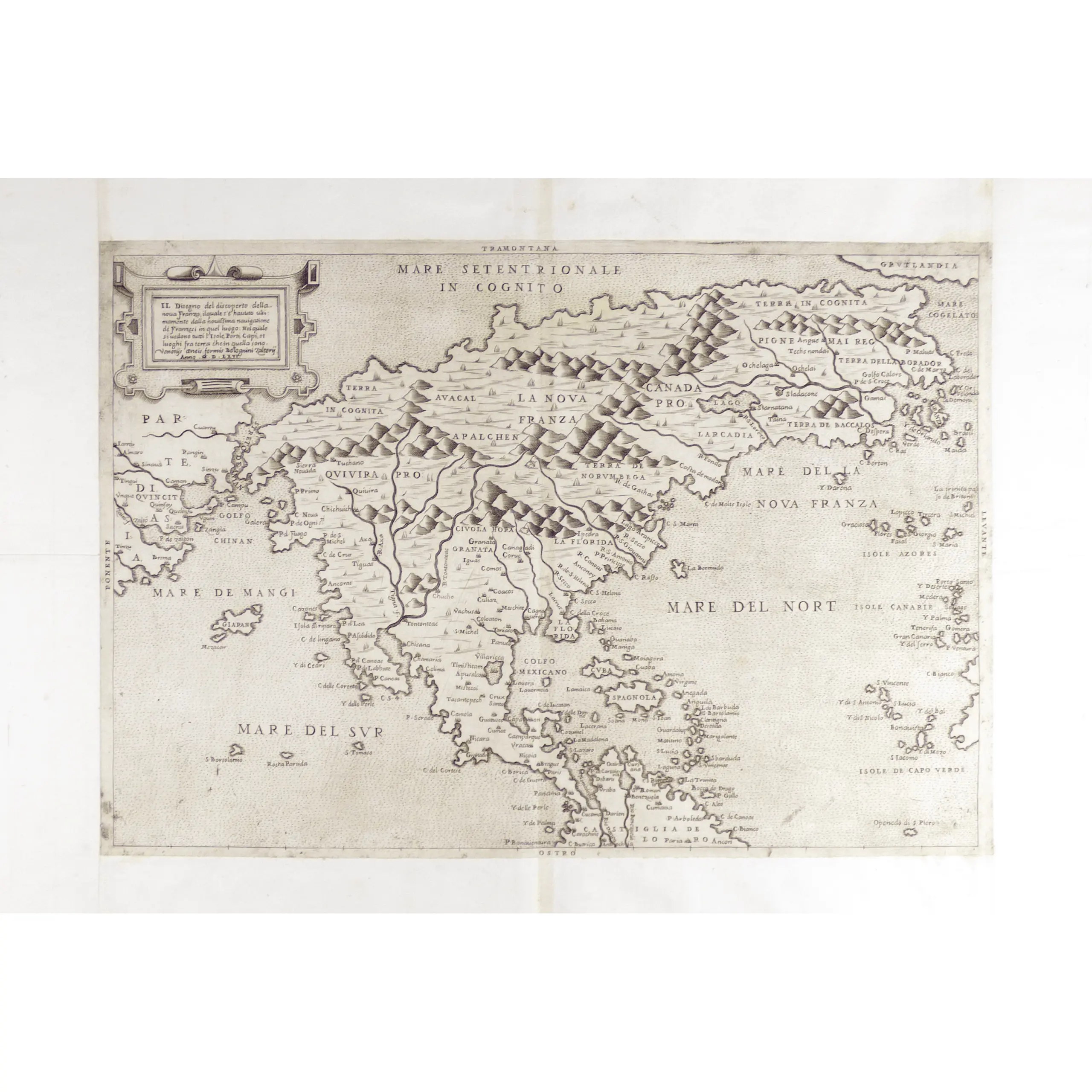 Il Disegno del Discoperto della Noua Franza.