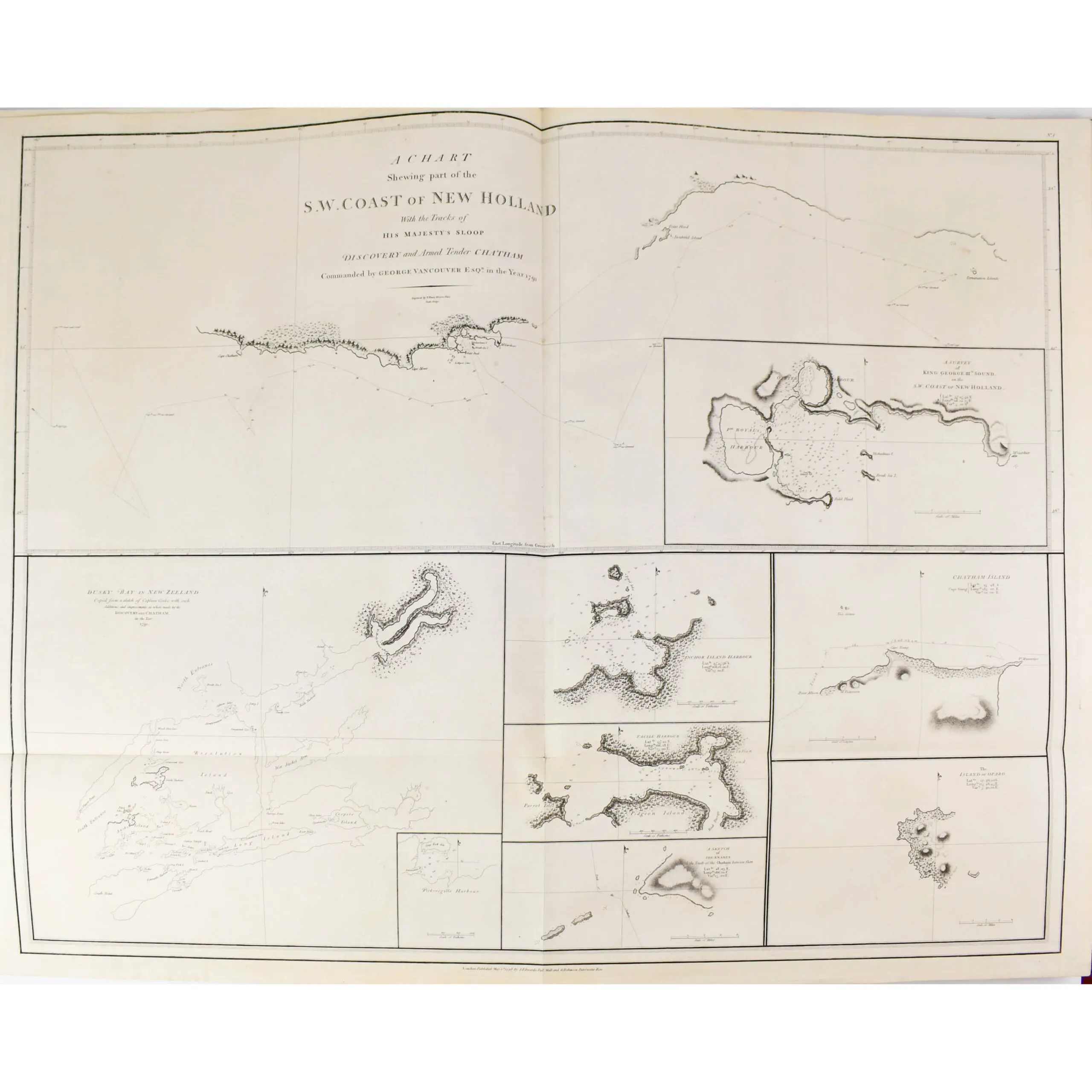 A Voyage of Discovery to the North Pacific Ocean, and round the World…performed in the years 1790, 1791, 1792, 1793, 1794, and 1795, in the Discovery sloop of war, and armed tender Chatham… (3)