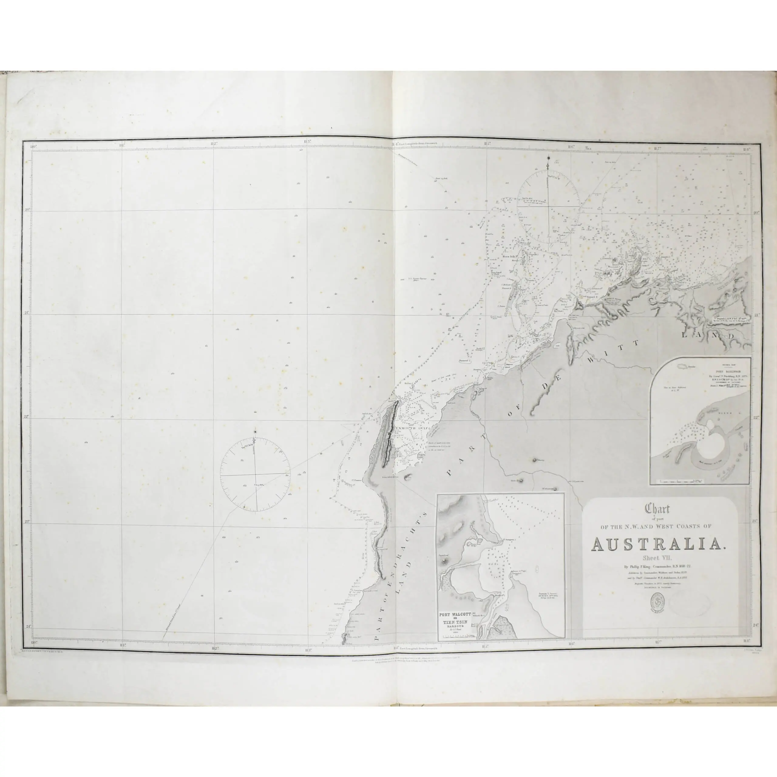 Australia and the Pacific. Atlas of Maritime Charts Published by The British Admiralty (5)