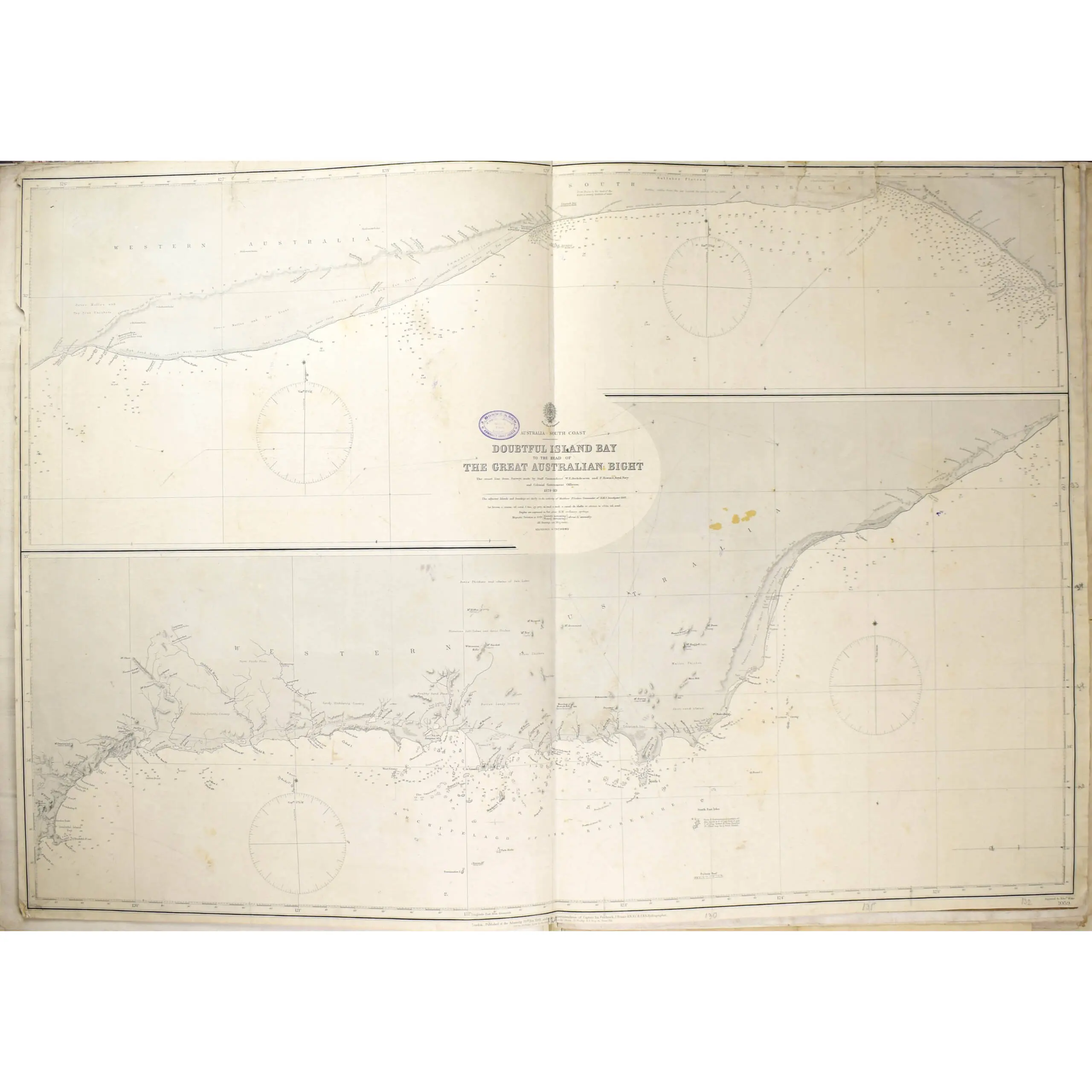 Australia and the Pacific. Atlas of Maritime Charts Published by The British Admiralty (3)