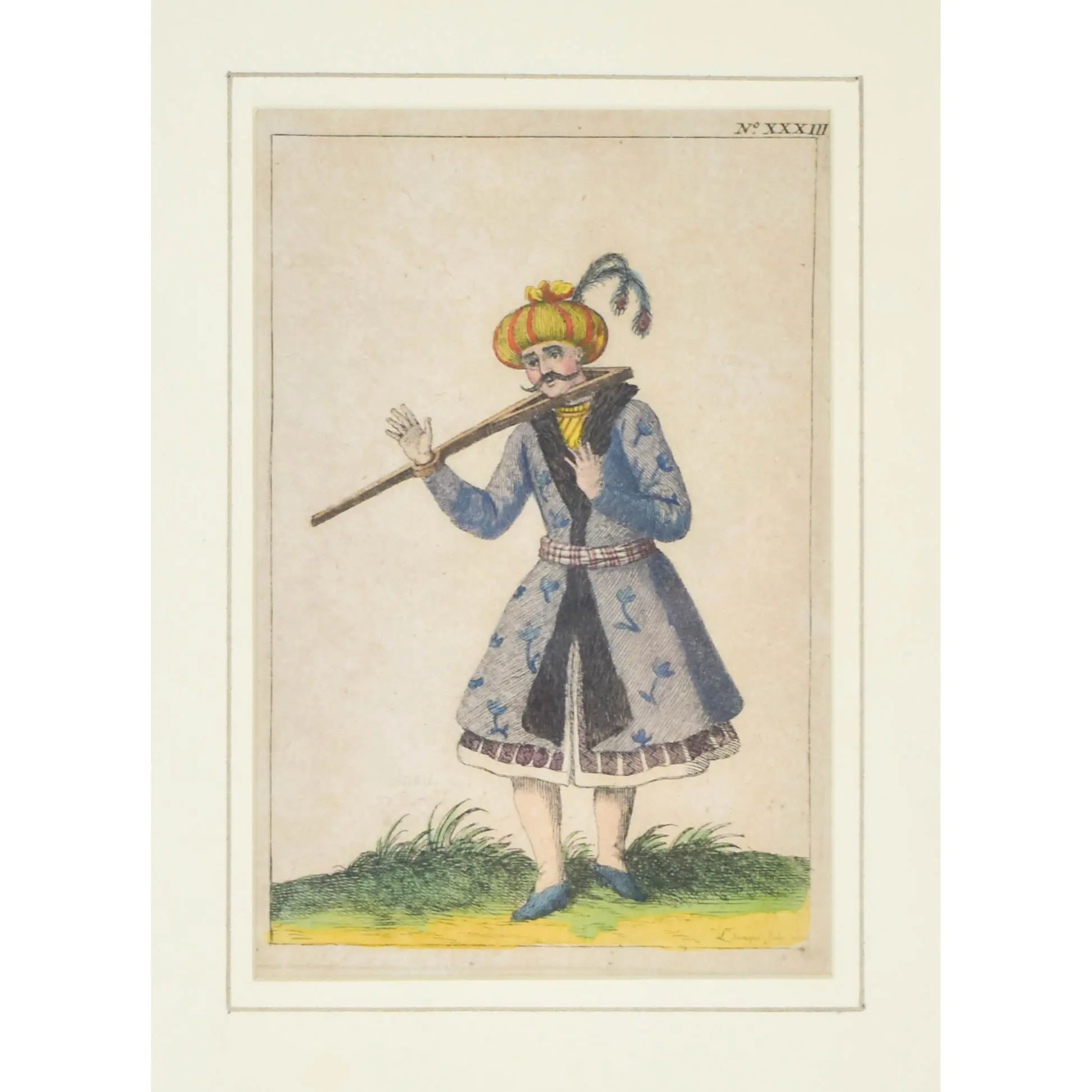 Four Engravings of Persian Customs and Costumes (2)