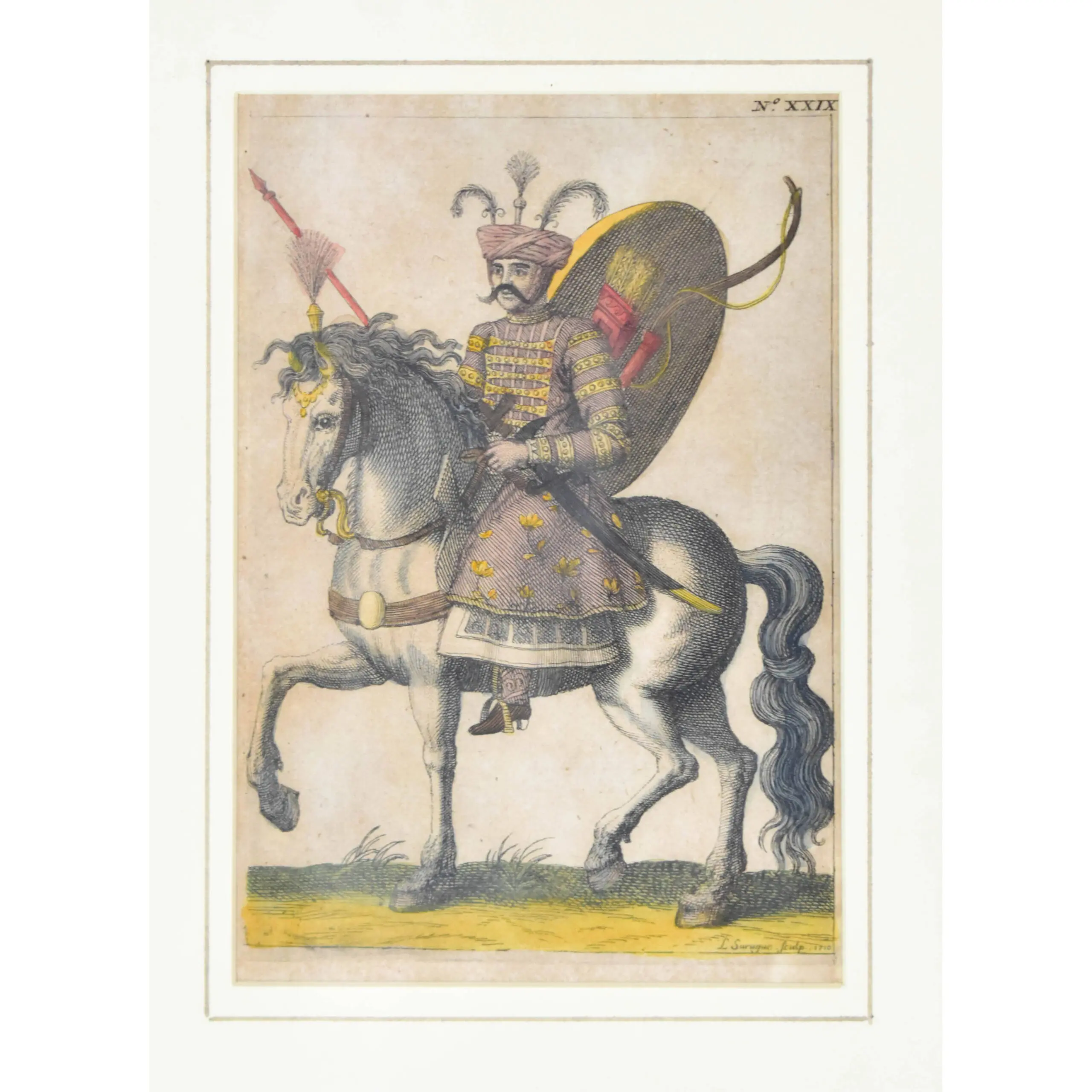 Four Engravings of Persian Customs and Costumes
