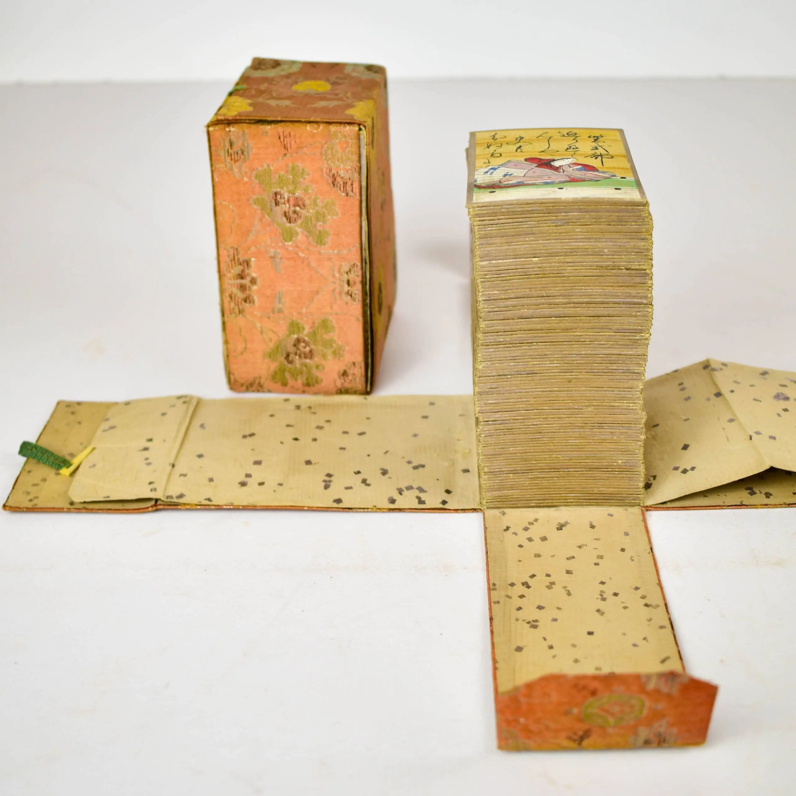 A SPLENDID SET OF HAND PAINTED PLAYING CARDS (3)