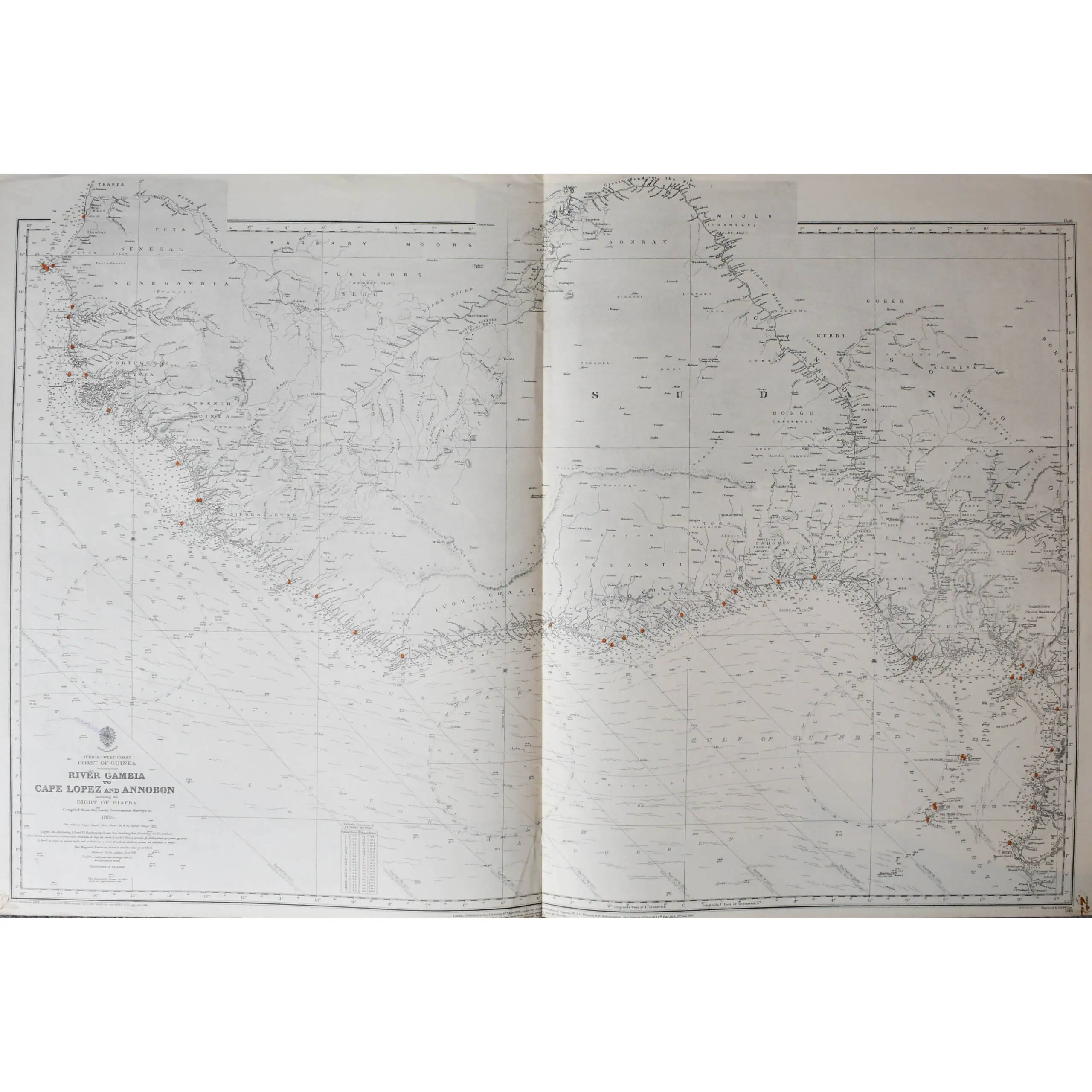 A Collection of Maritime Coastal Charts of Africa (3)