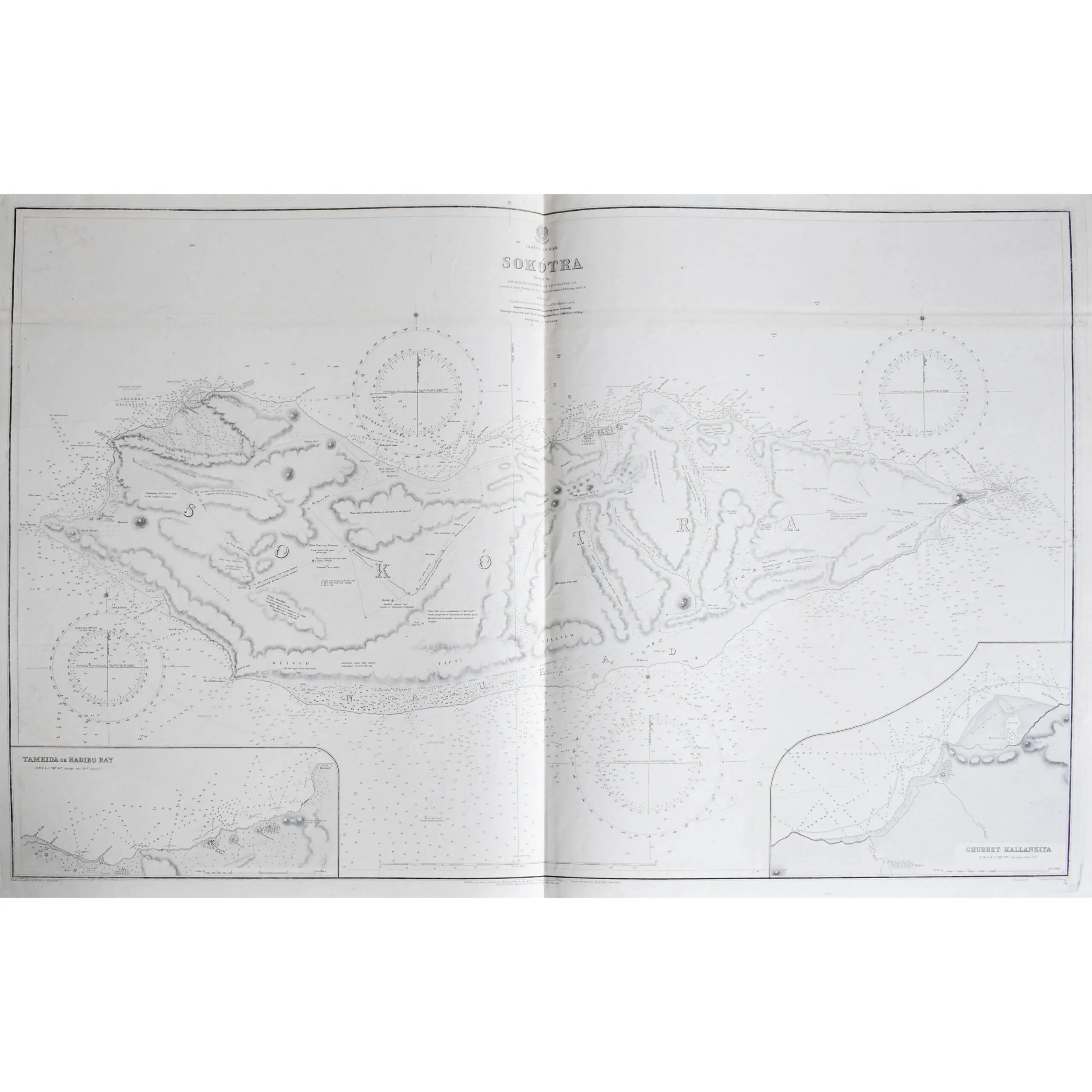 A Collection of Maritime Coastal Charts of Indian Ocean, Including Madagascar.  (2)
