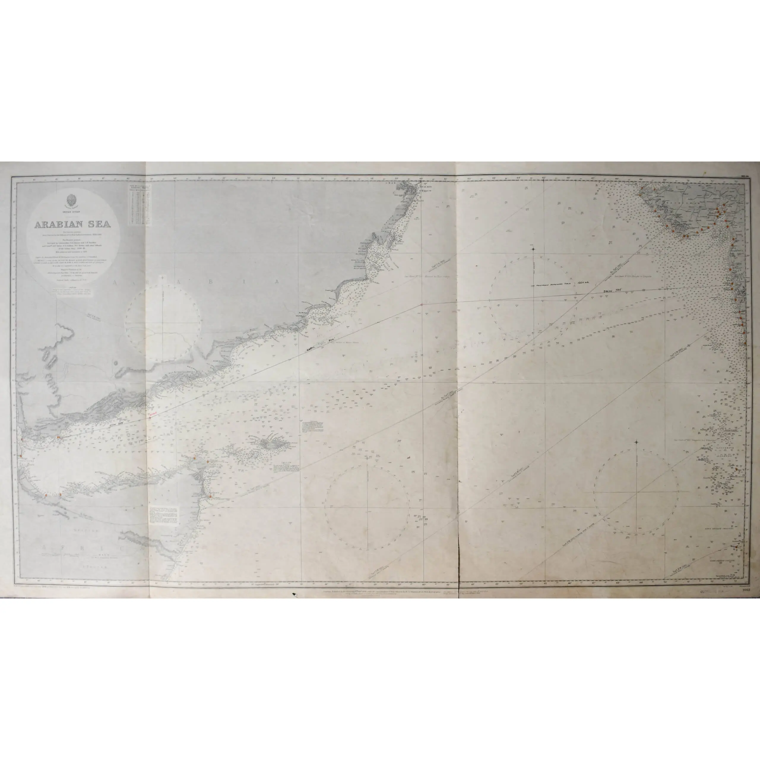 A Collection of Maritime Coastal Charts of Arabia and The Red Sea.  (3)