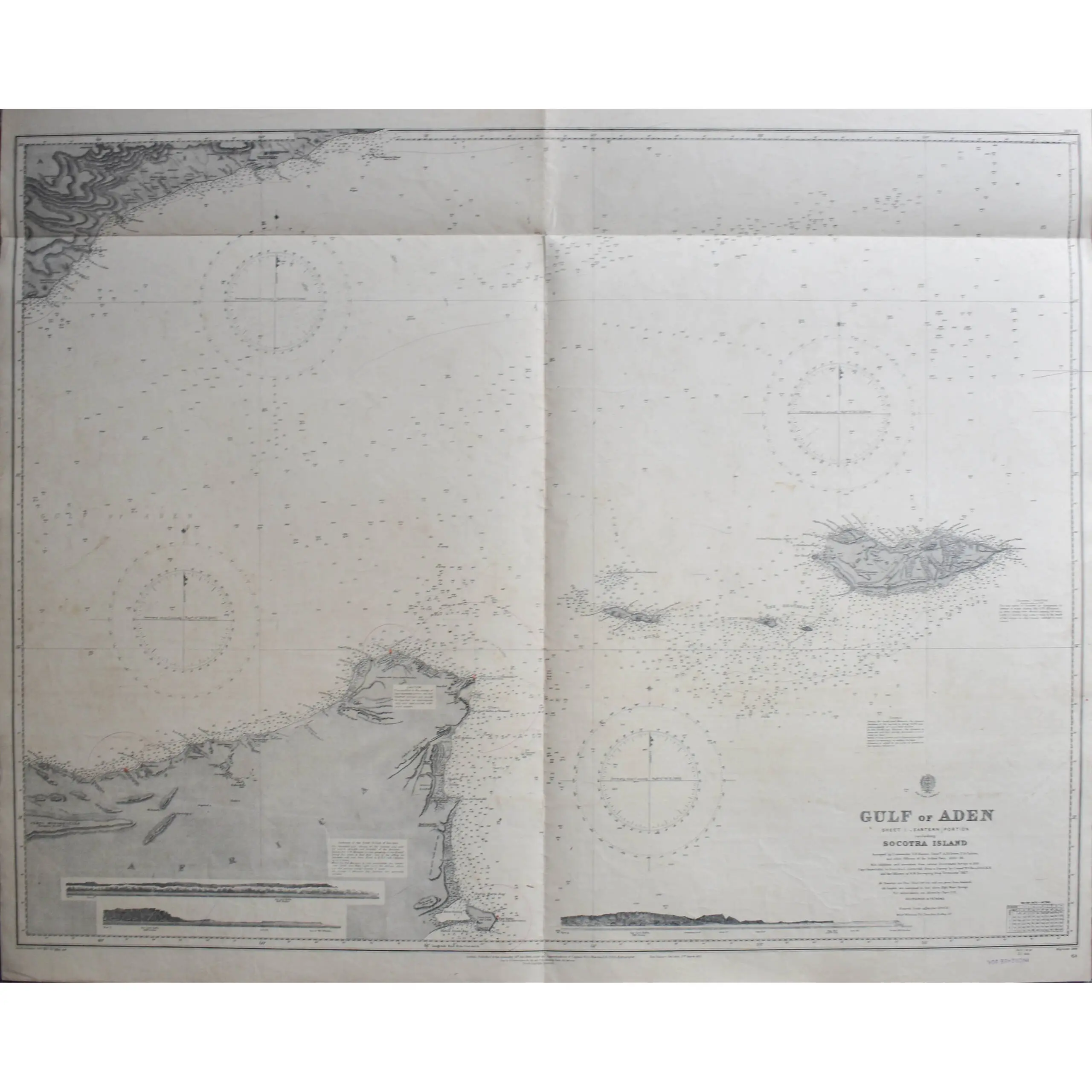 A Collection of Maritime Coastal Charts of Arabia and The Red Sea.  (2)