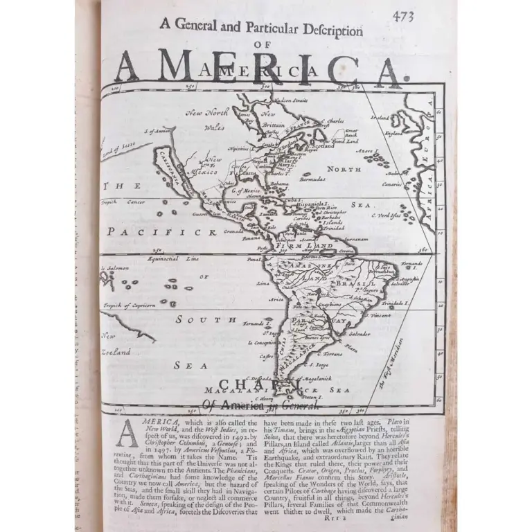 THESAURUS GEOGRAPHICUS. A NEW BODY OF GEOGRAPHY: OR, A COMPLEAT DESCRIPTION OF THE EARTH … COLLECTED WITH GREAT CARE FROM THE MOST APPROV’D GEOGRAPHERS AND MODERN TRAVELLERS AND DISCOVERIES