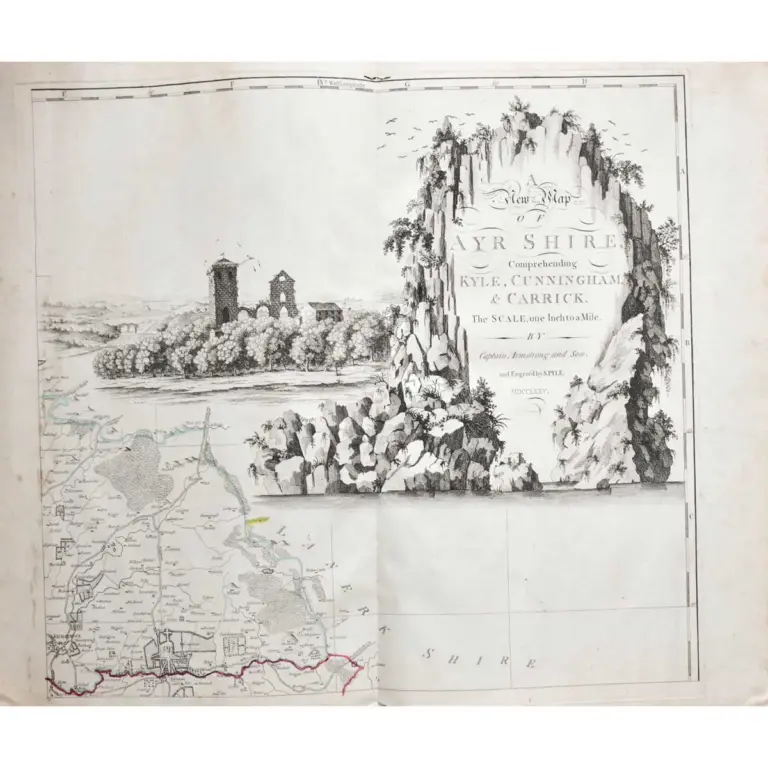 A New Map of Ayrshire, Comprehending Kyle, Cunningham, and Carrick
