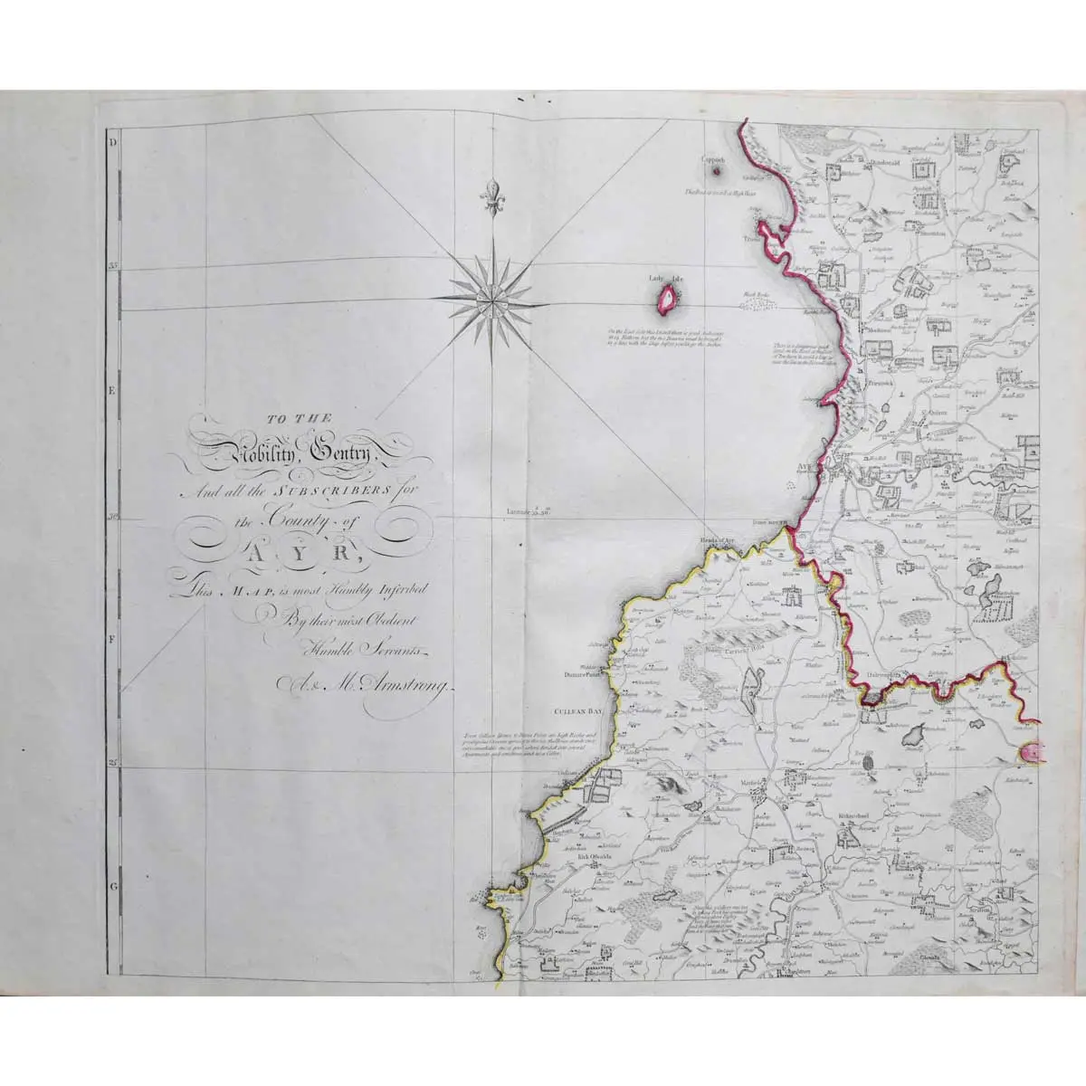 A New Map of Ayrshire, Comprehending Kyle, Cunningham, and Carrick (2)