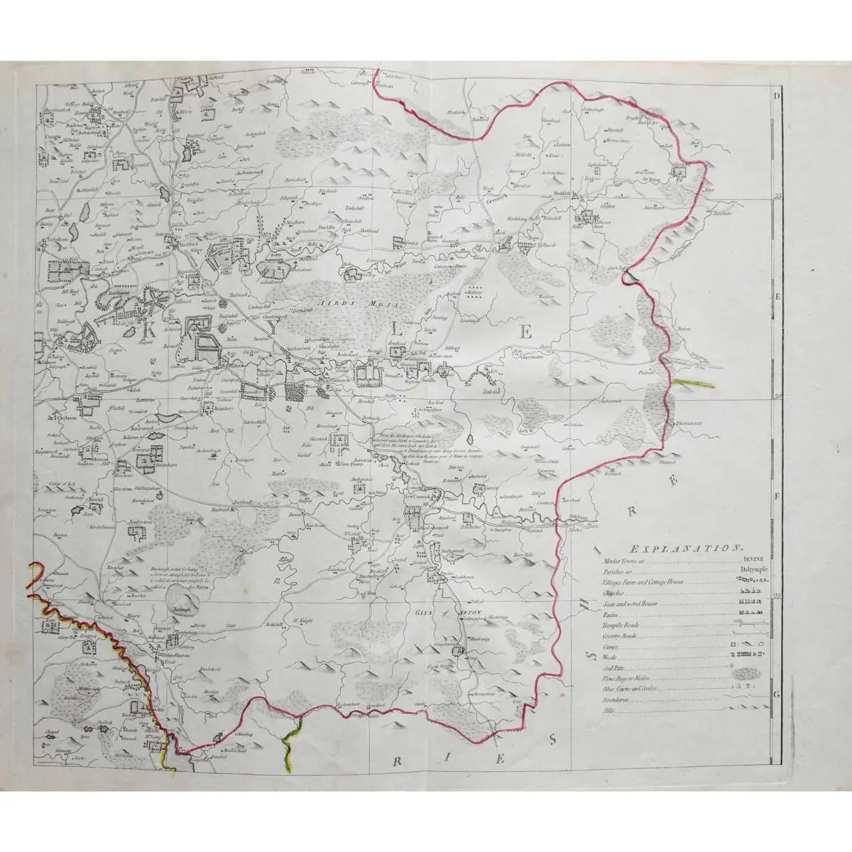 A New Map of Ayrshire, Comprehending Kyle, Cunningham, and Carrick (6)