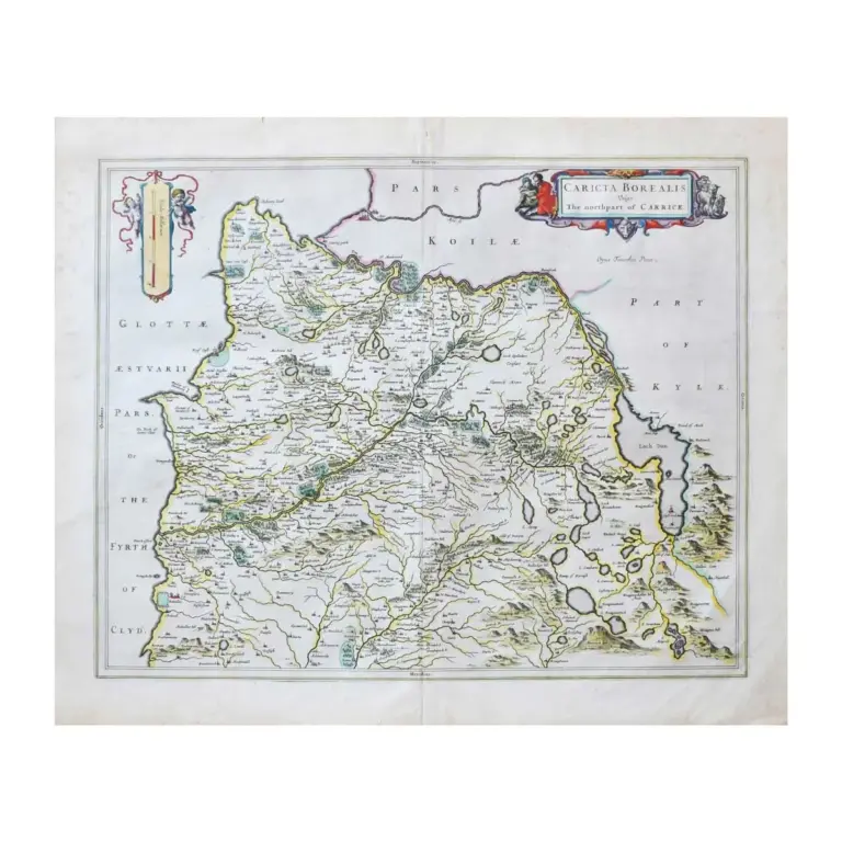 Caricta Borealis Vulgo The Northpart of Carrick
