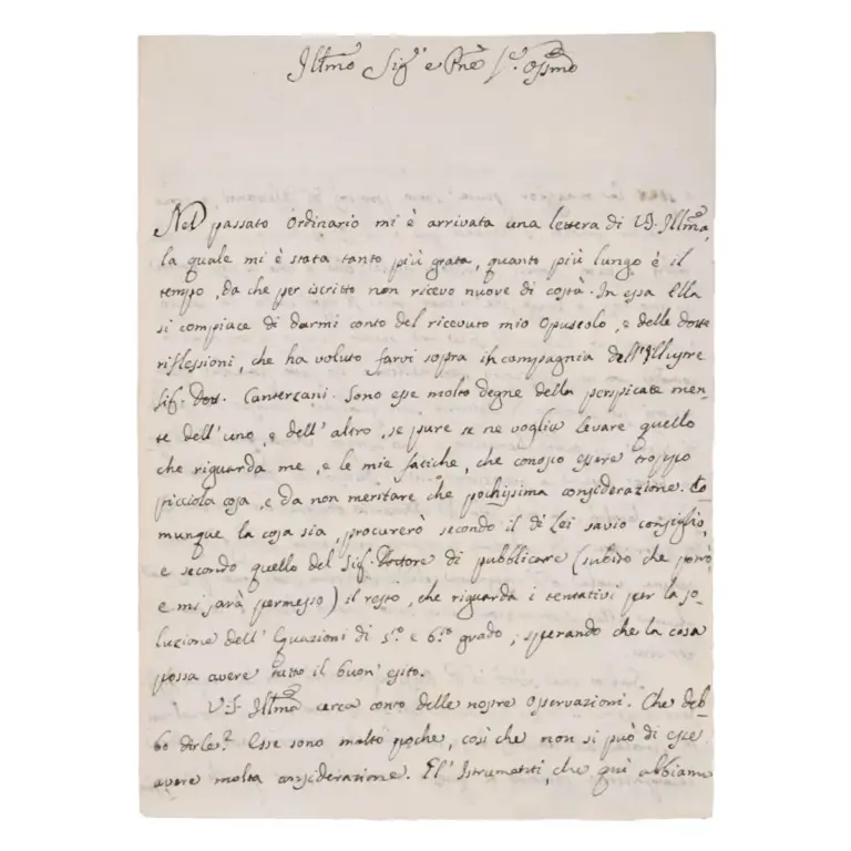 Autograph Letter