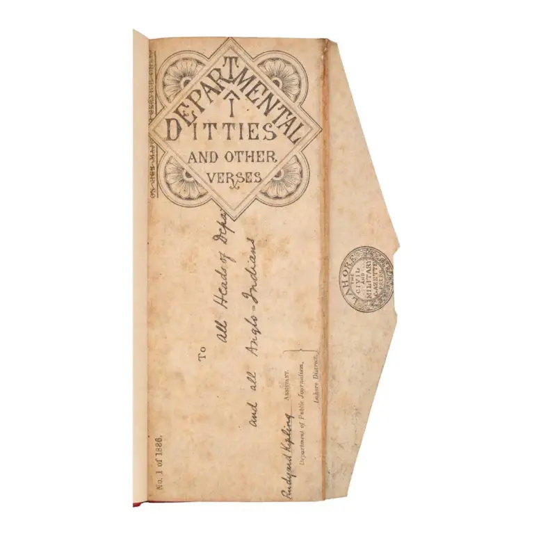 Departmental Ditties I and other verses