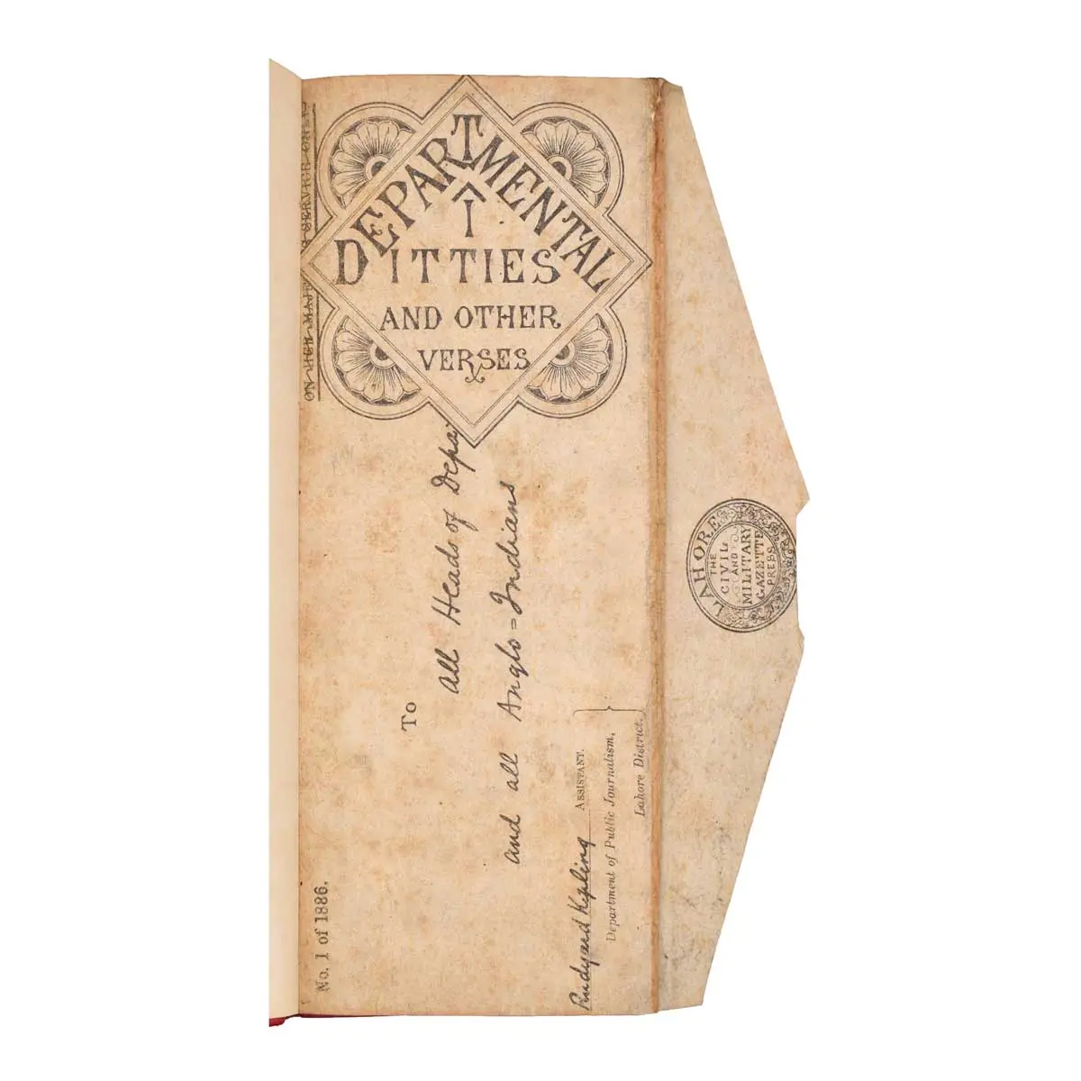 Departmental Ditties I and other verses
