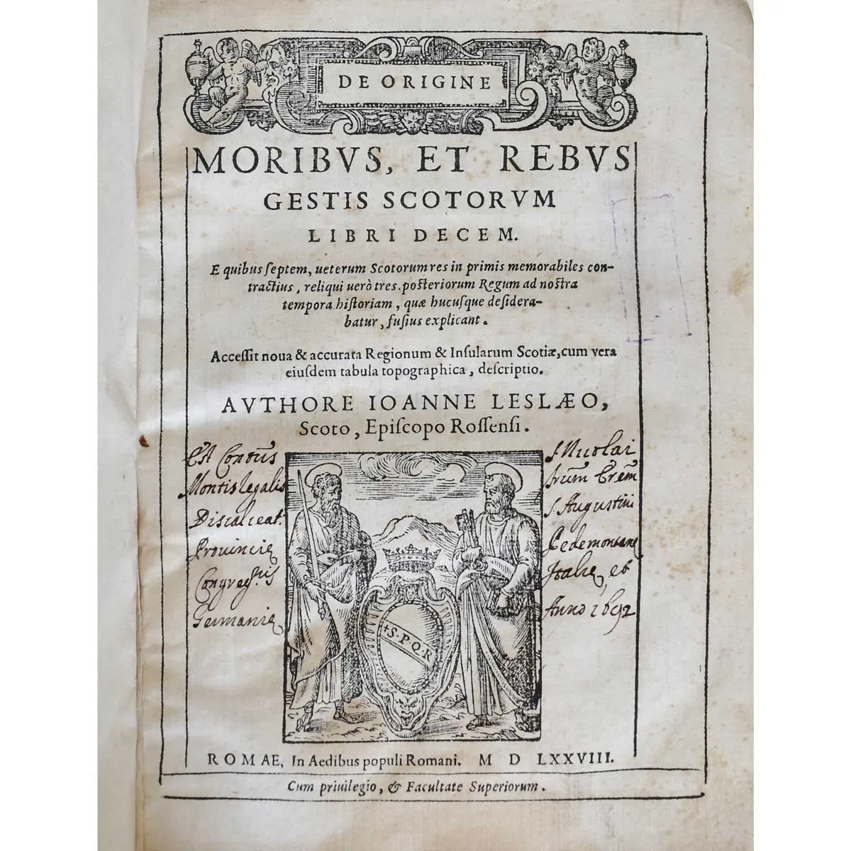 De Origine Moribus, et Rebus Gestis Scotorum Libr Decem… (2)