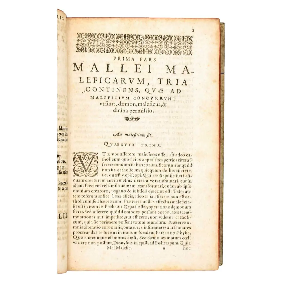 Malleus Maleficorum , Ex Plurimis Av-Thoribus Coaceruatus,ac in duos tomos distinctus… (3)